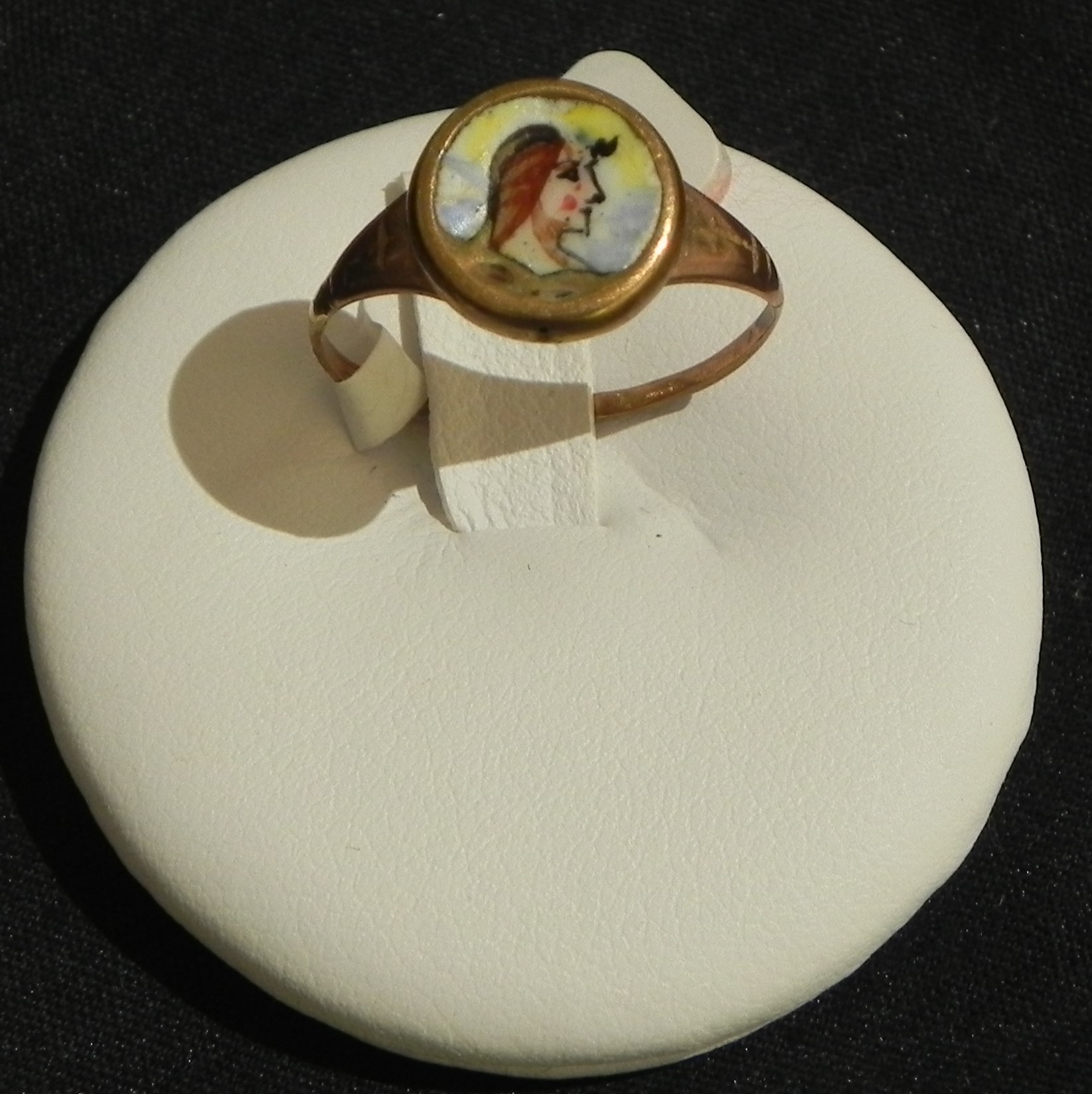 anello - a bottone - ambito Italia meridionale (inizio XX)