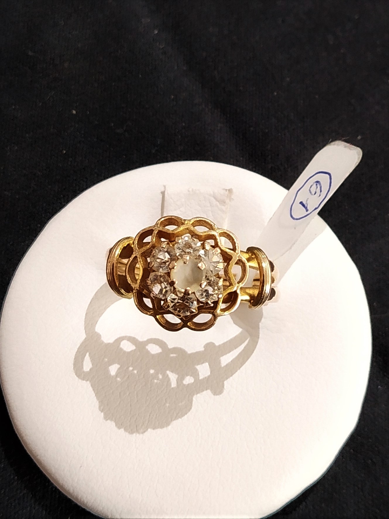 anello - con toppa a fiore - ambito cosentino (inizio XX)