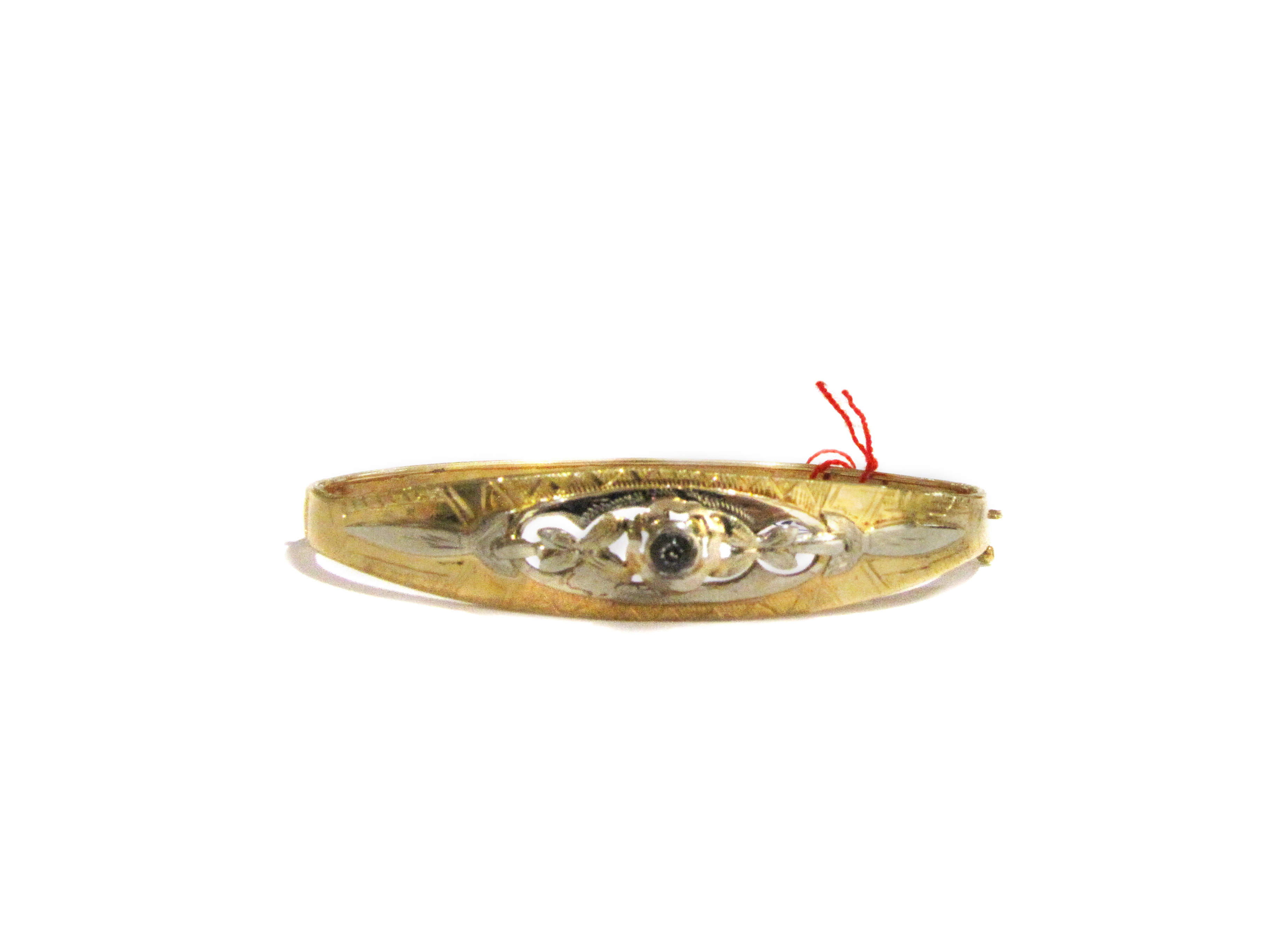 Motivo decorativo floreale (bracciale, opera isolata) - manifattura italiana (prima metà XX)