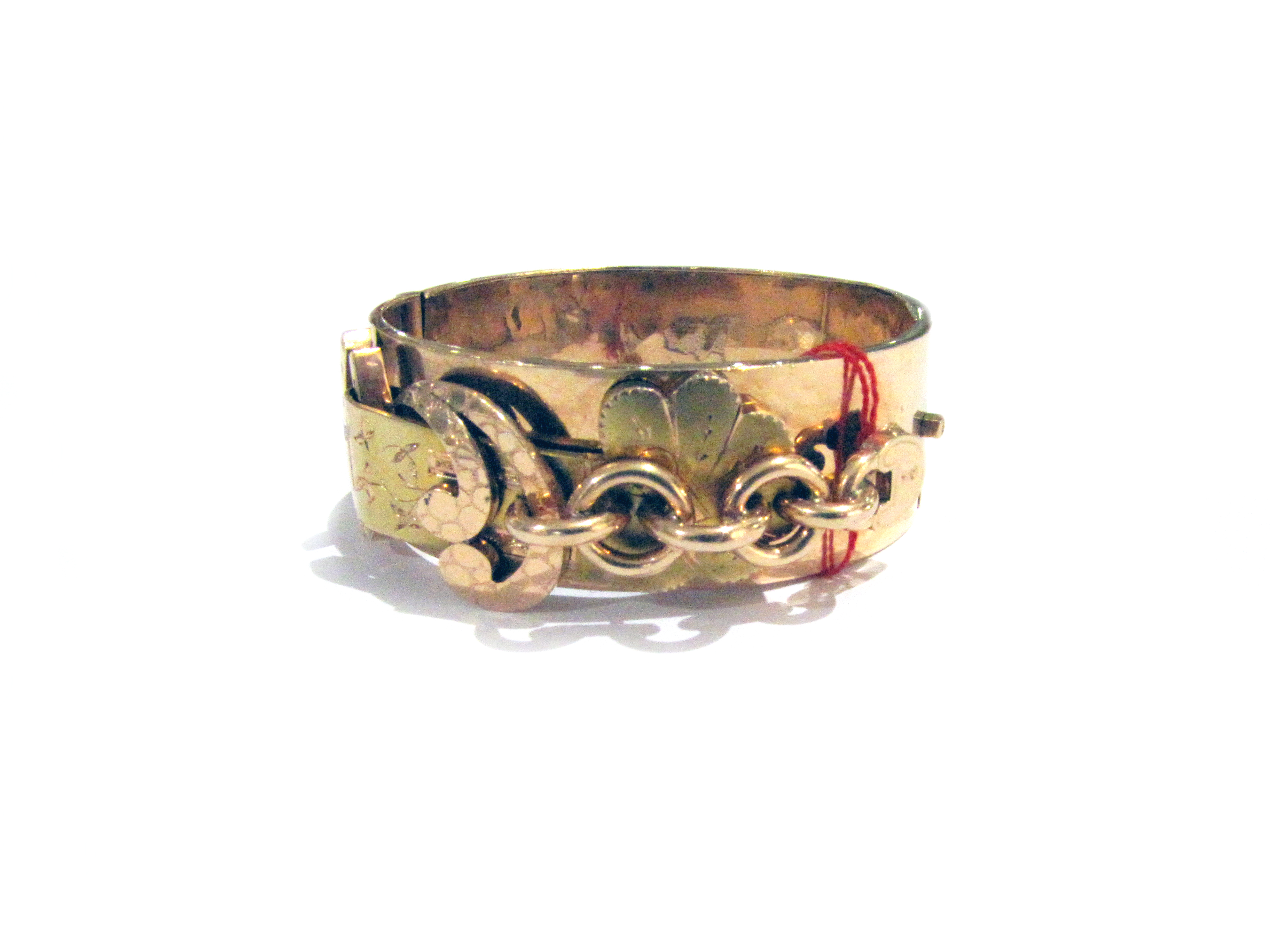 Motivi decorativi floreali (bracciale, opera isolata) - manifattura italiana (inizio XX)