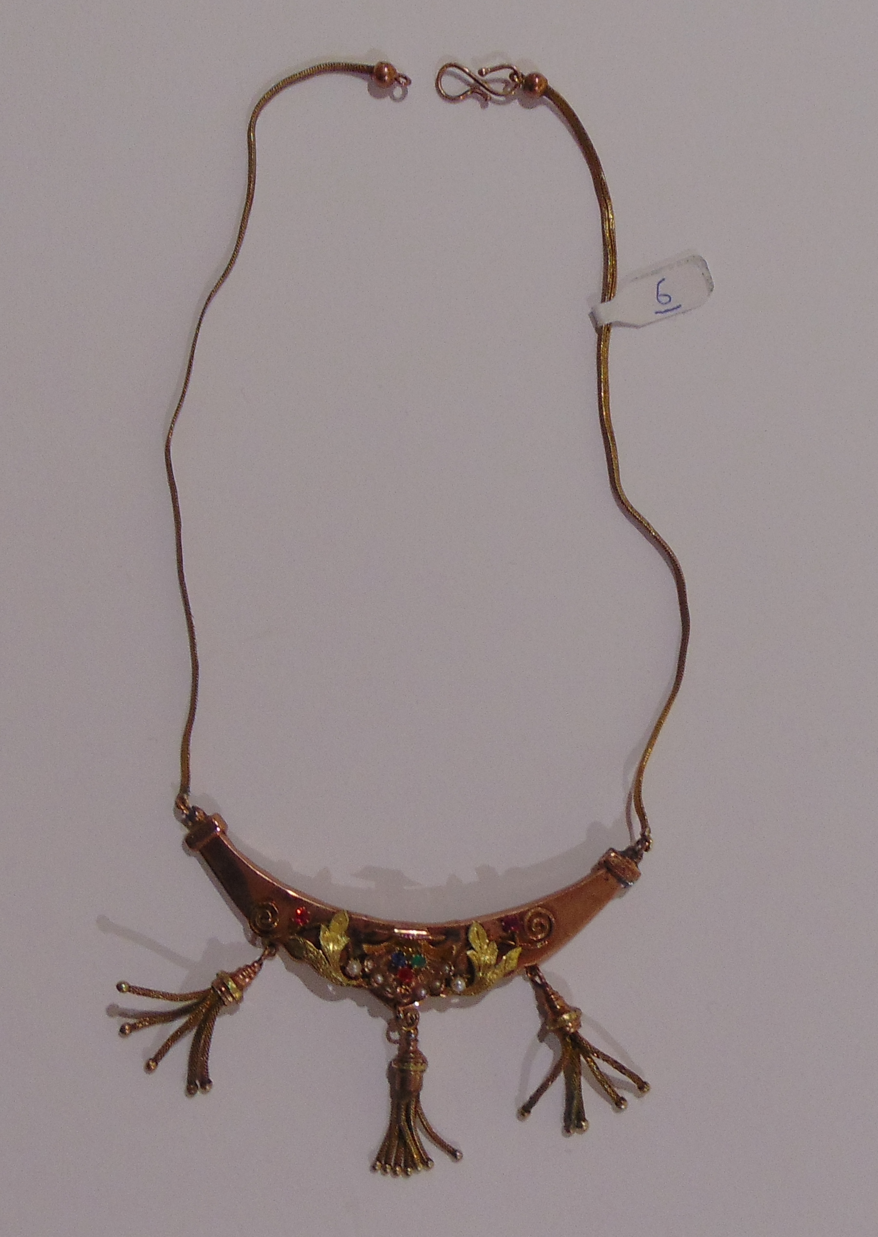 collana, opera isolata - bottega Italia meridionale (seconda metà XIX)