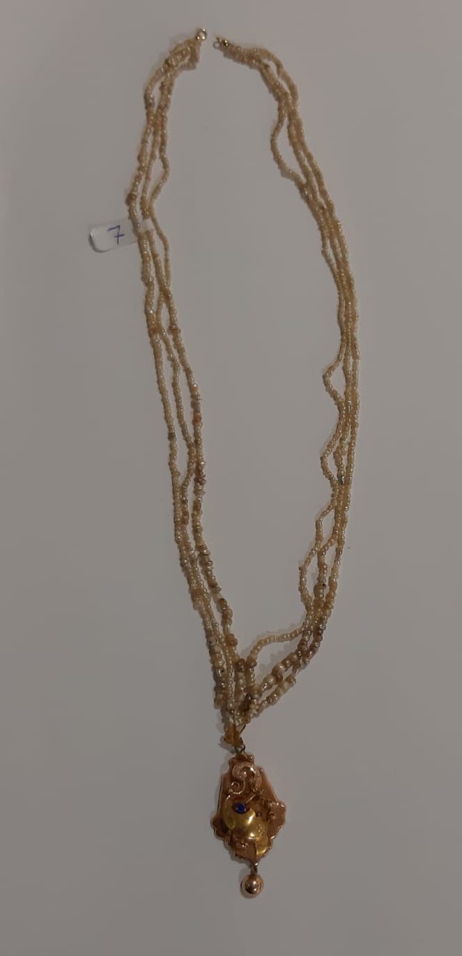 collana, opera isolata - bottega Italia meridionale (seconda metà XIX)