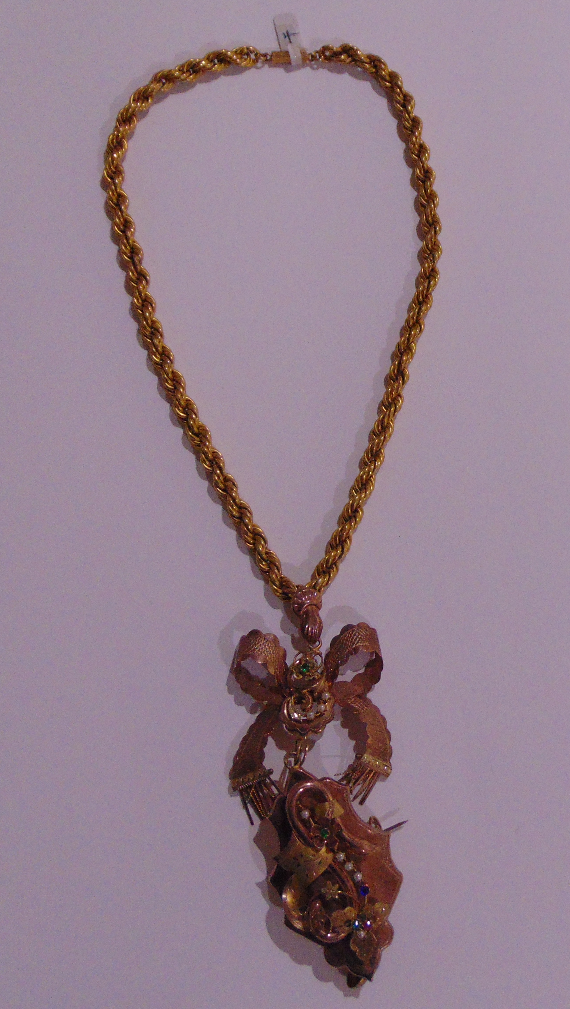 collana, opera isolata - bottega Italia meridionale (seconda metà XIX)