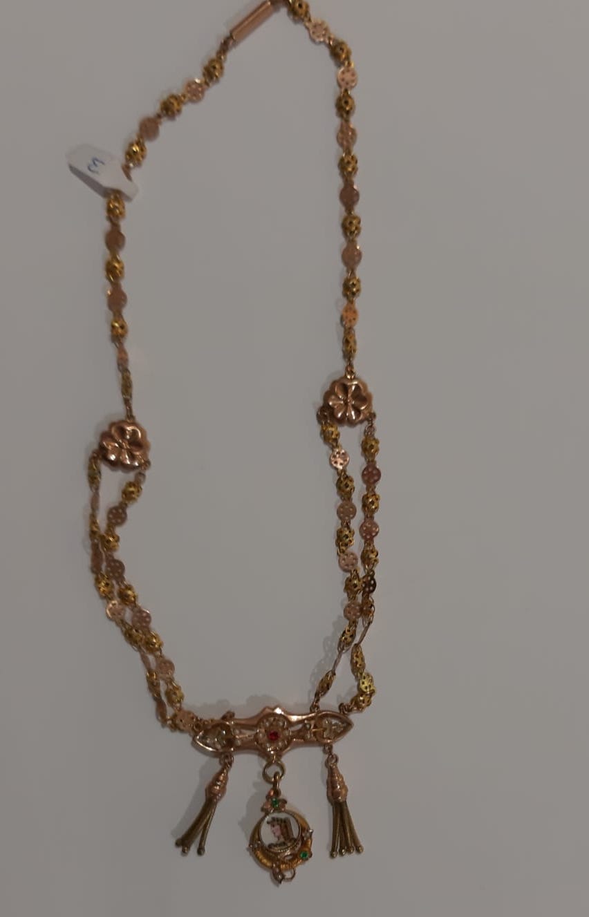 collana, opera isolata - bottega Italia meridionale (seconda metà XIX)