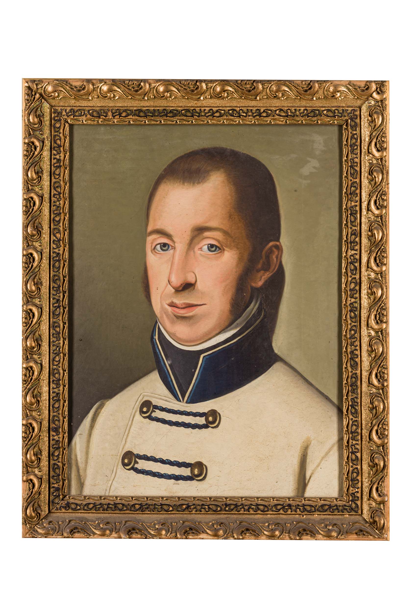 ritratto del barone Noya, ritratto del barone Noya (dipinto) di ignoto di ambito campano (attribuito) - ambito campano (fine XIX)