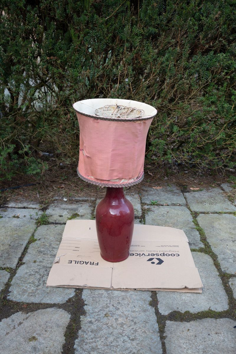 lampada, da terra - ambito italiano (XX)