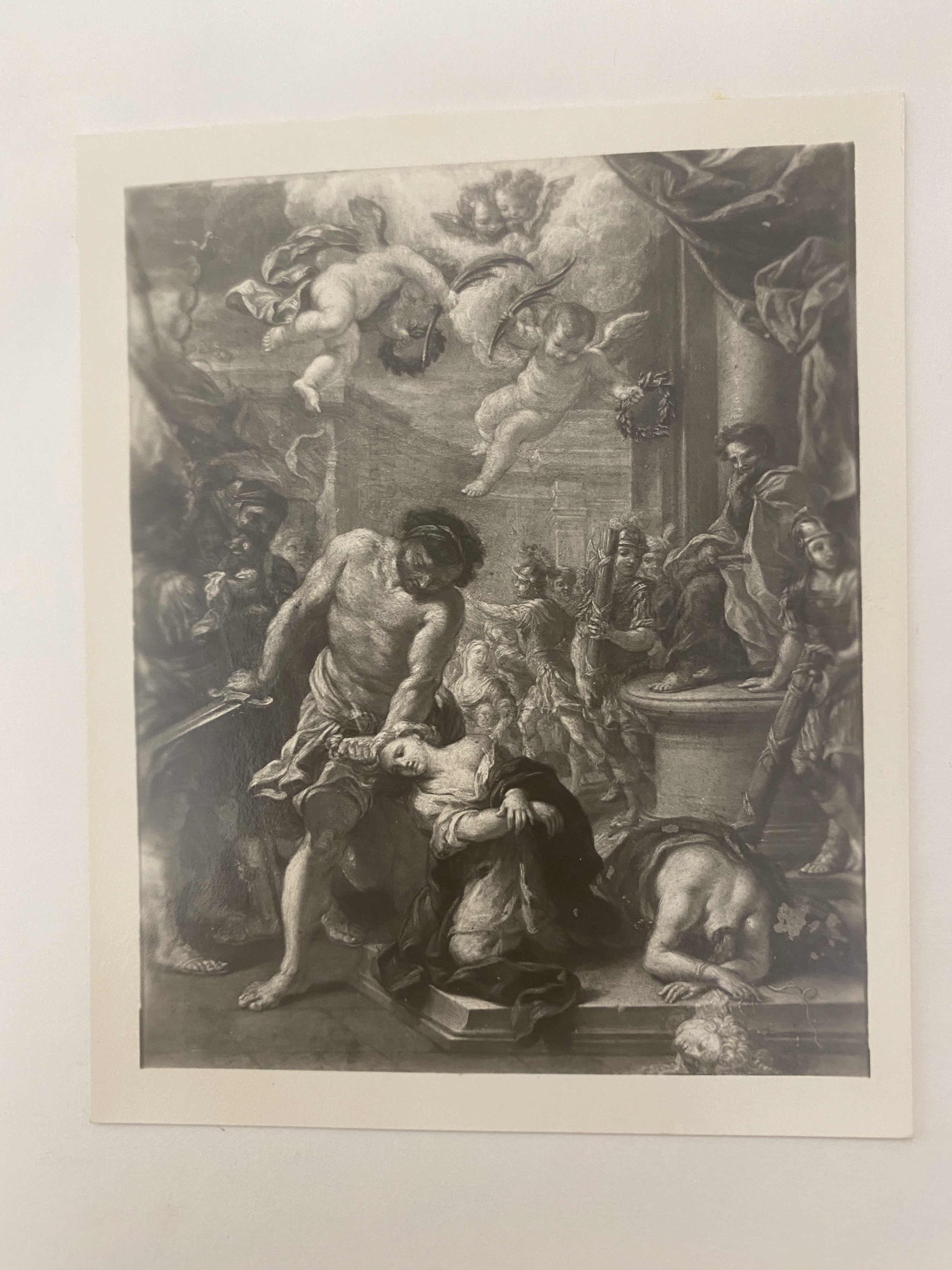 Decollazione di due sante (dipinto, opera isolata) - ambito emiliano (prima metà XVIII)