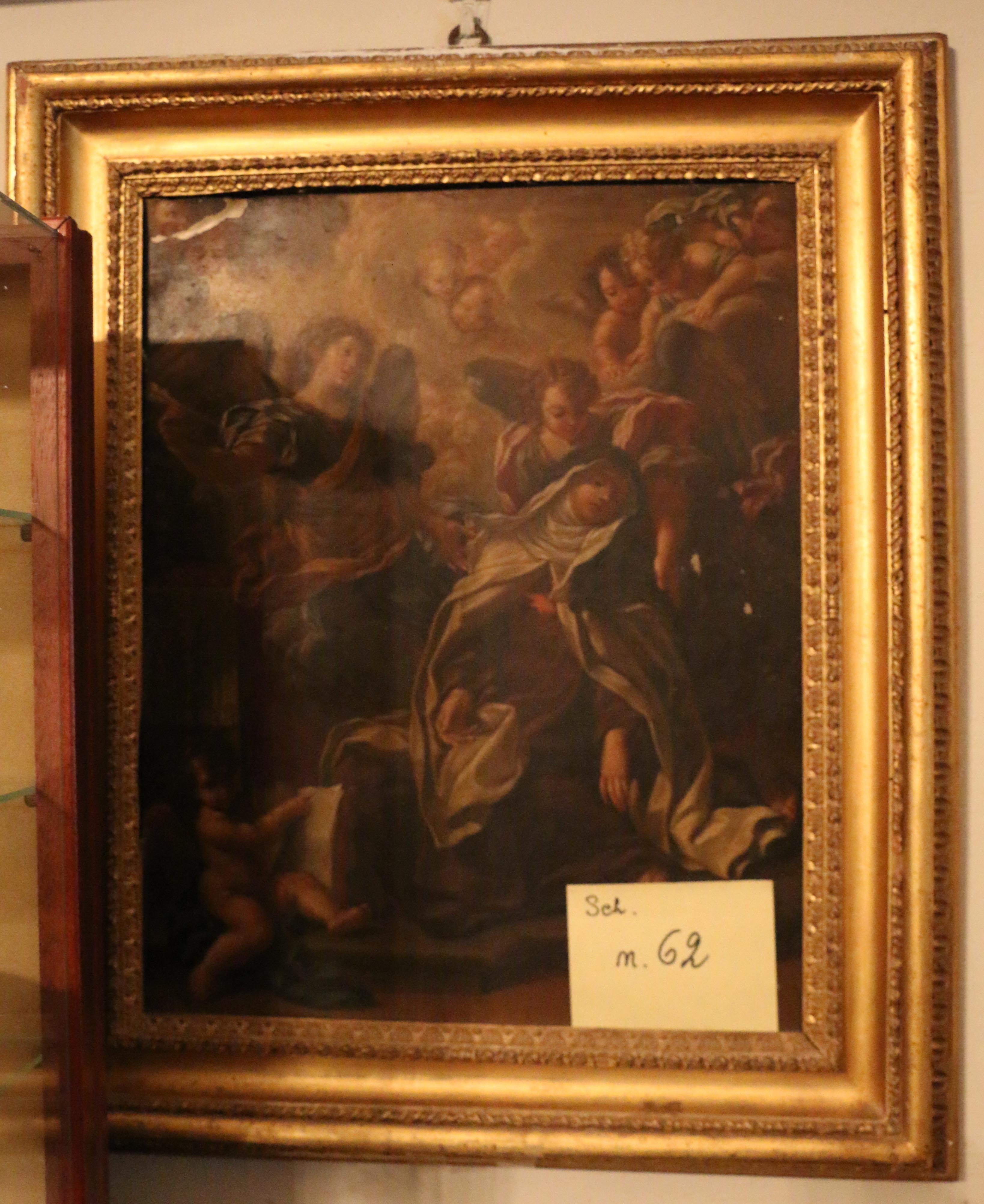 Estasi di Santa Teresa d'Avila (dipinto, opera isolata) - ambito Italia centrale (seconda metà XVII)