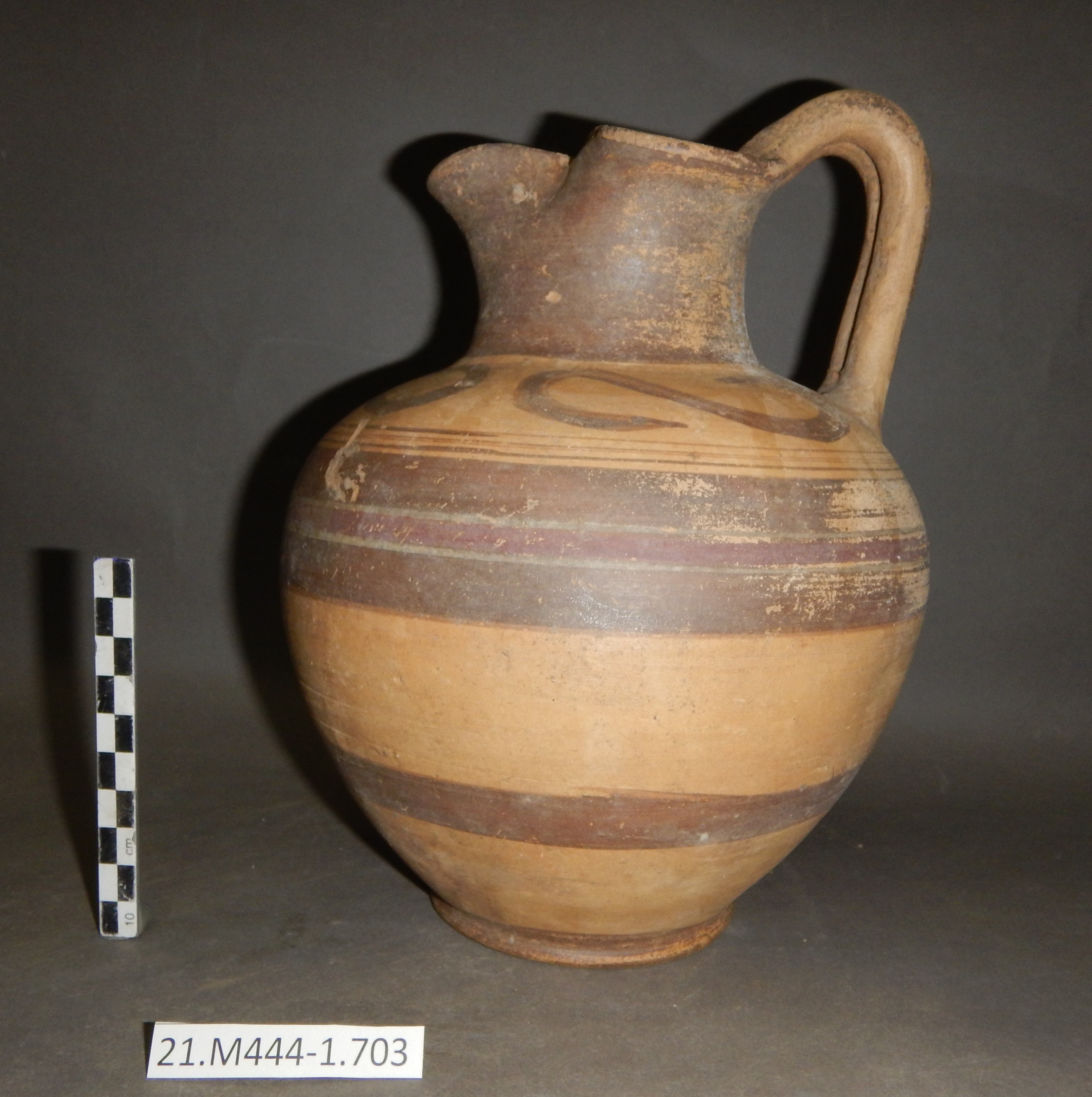 SINGOLO OGGETTO/ oinochoe, SECOLI/ VI a.C