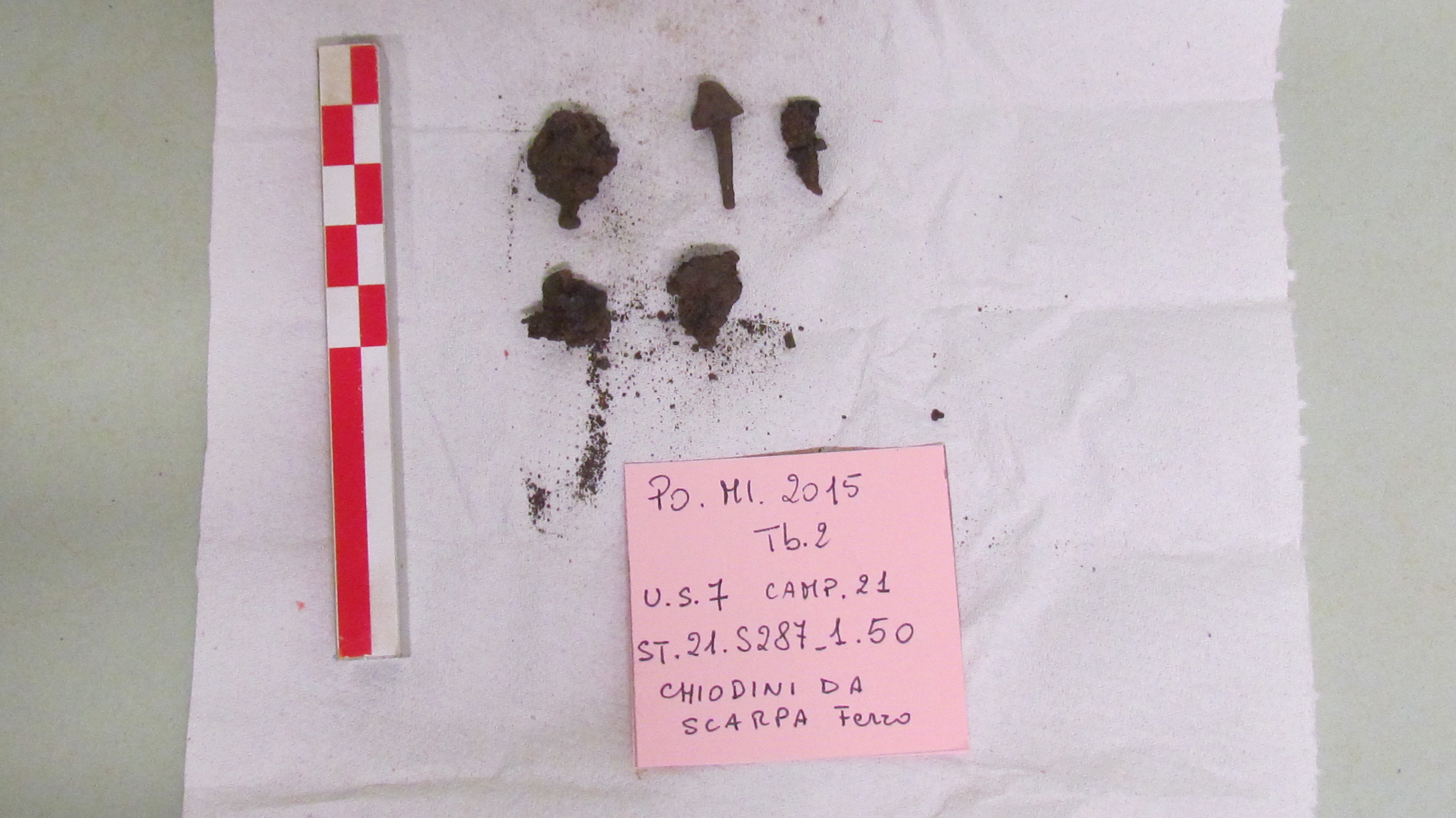 SINGOLO OGGETTO/ chiodo, SECOLI/ ARCHI DI SECOLI/ Seconda metà I a.C. - inizio II d.C