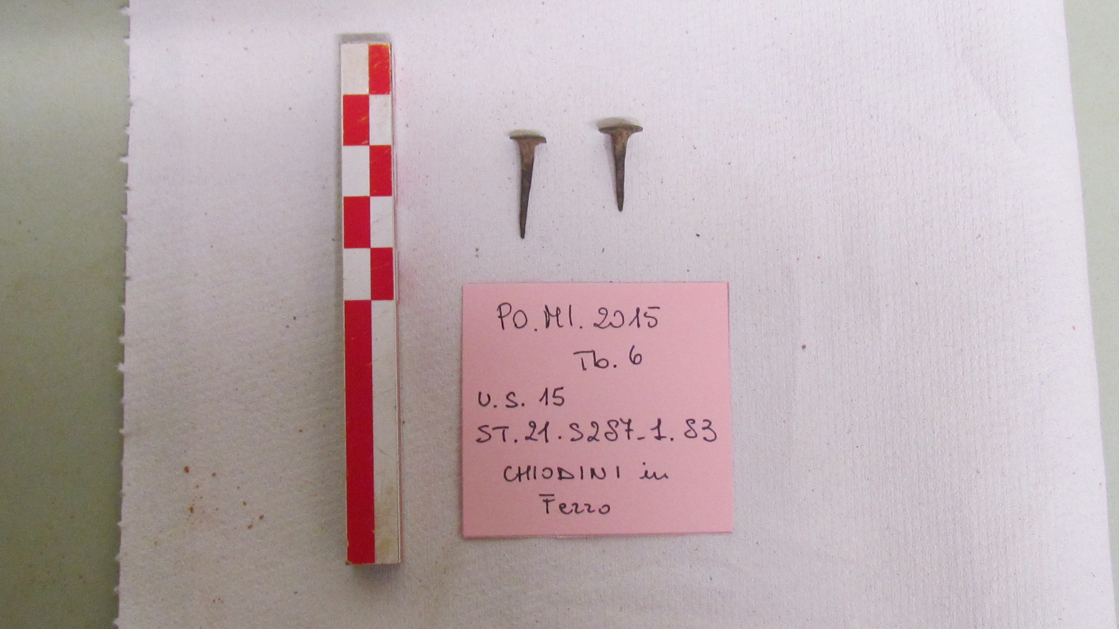 SINGOLO OGGETTO/ chiodo, SECOLI/ ARCHI DI SECOLI/ Seconda metà I a.C. - inizio II d.C