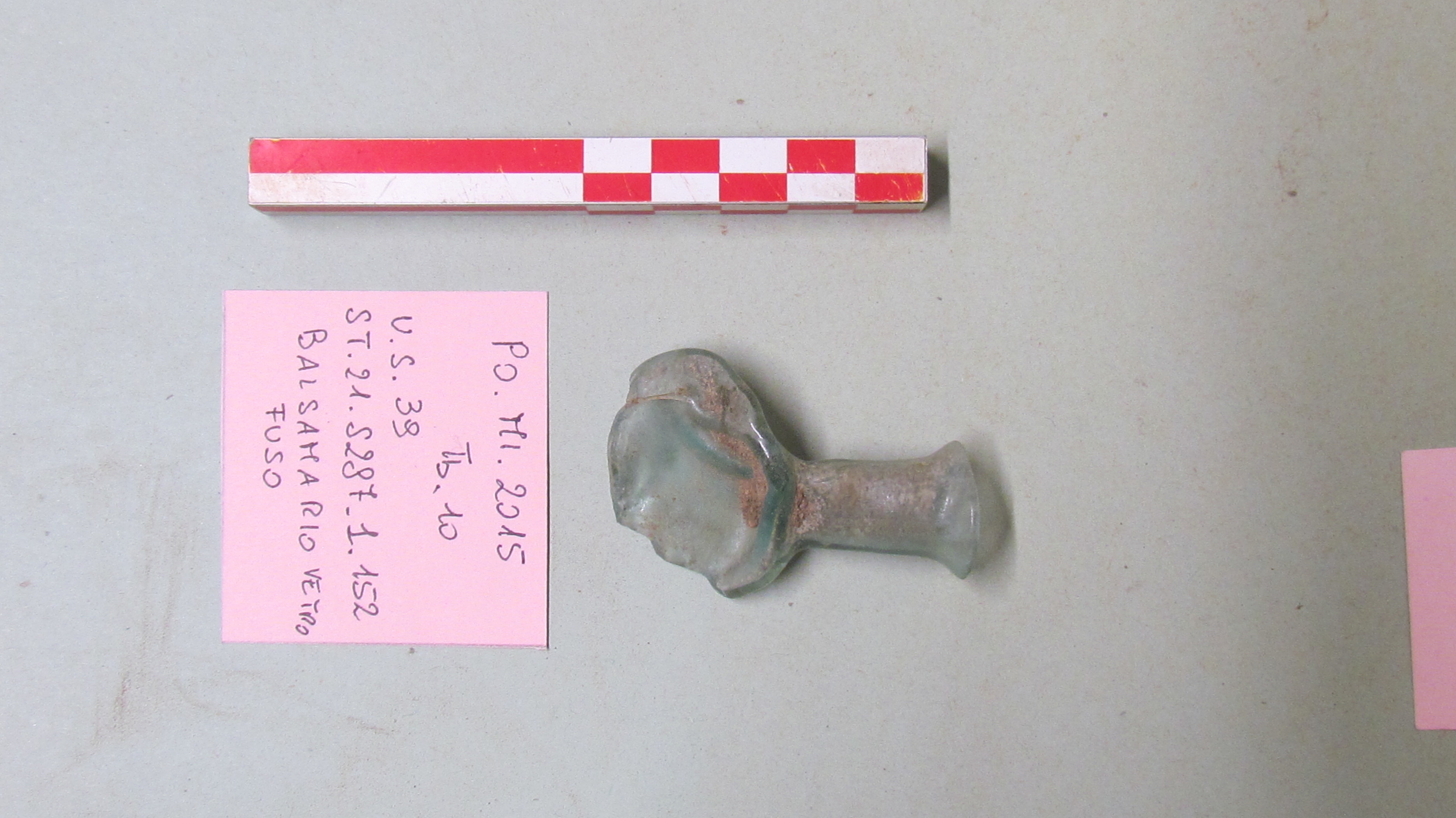 SINGOLO OGGETTO/ balsamario, SECOLI/ ARCHI DI SECOLI/ Seconda metà I a.C. - inizio II d.C