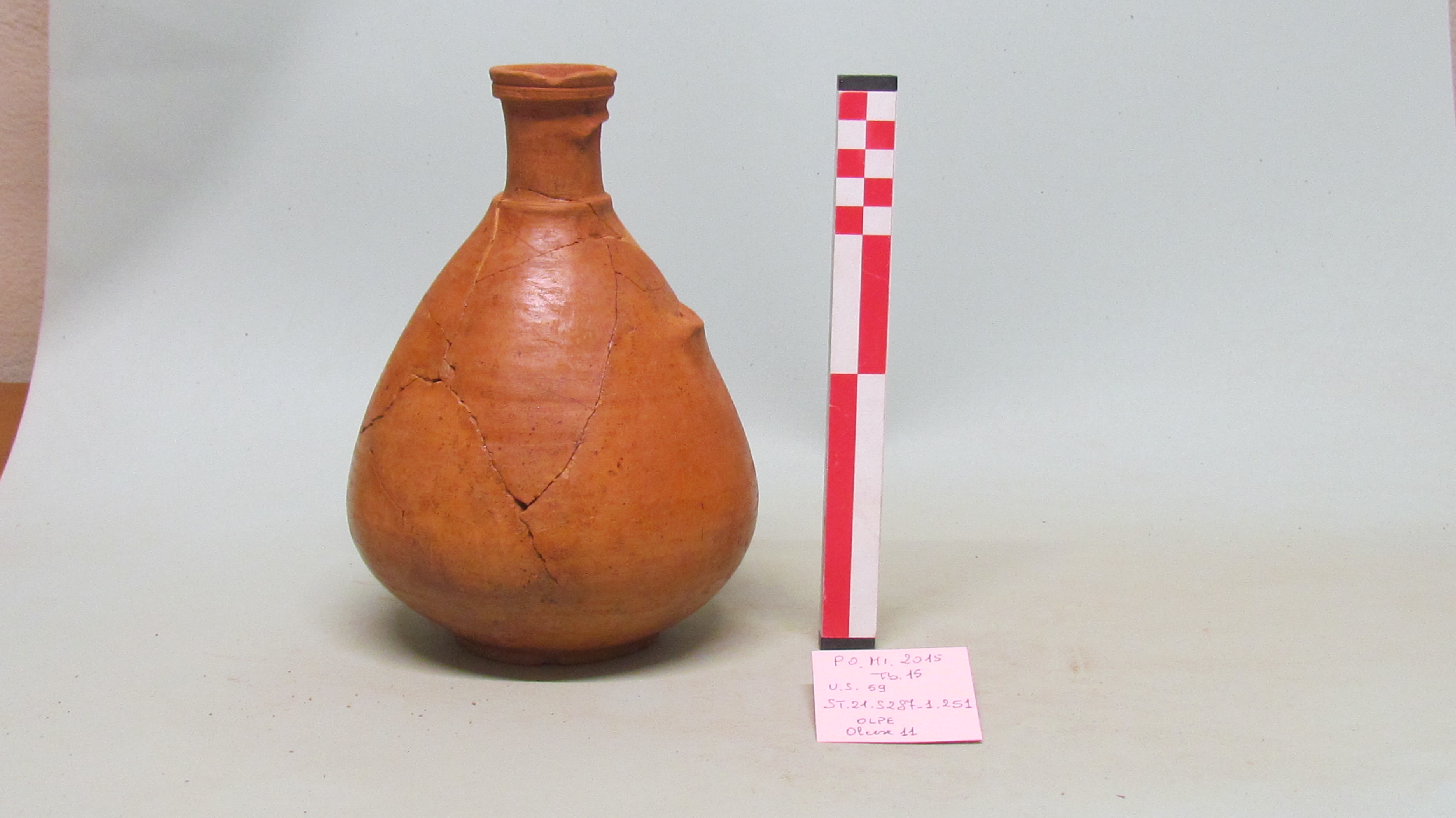 SINGOLO OGGETTO/ olpe, SECOLI/ ARCHI DI SECOLI/ Seconda metà I a.C. - inizio II d.C