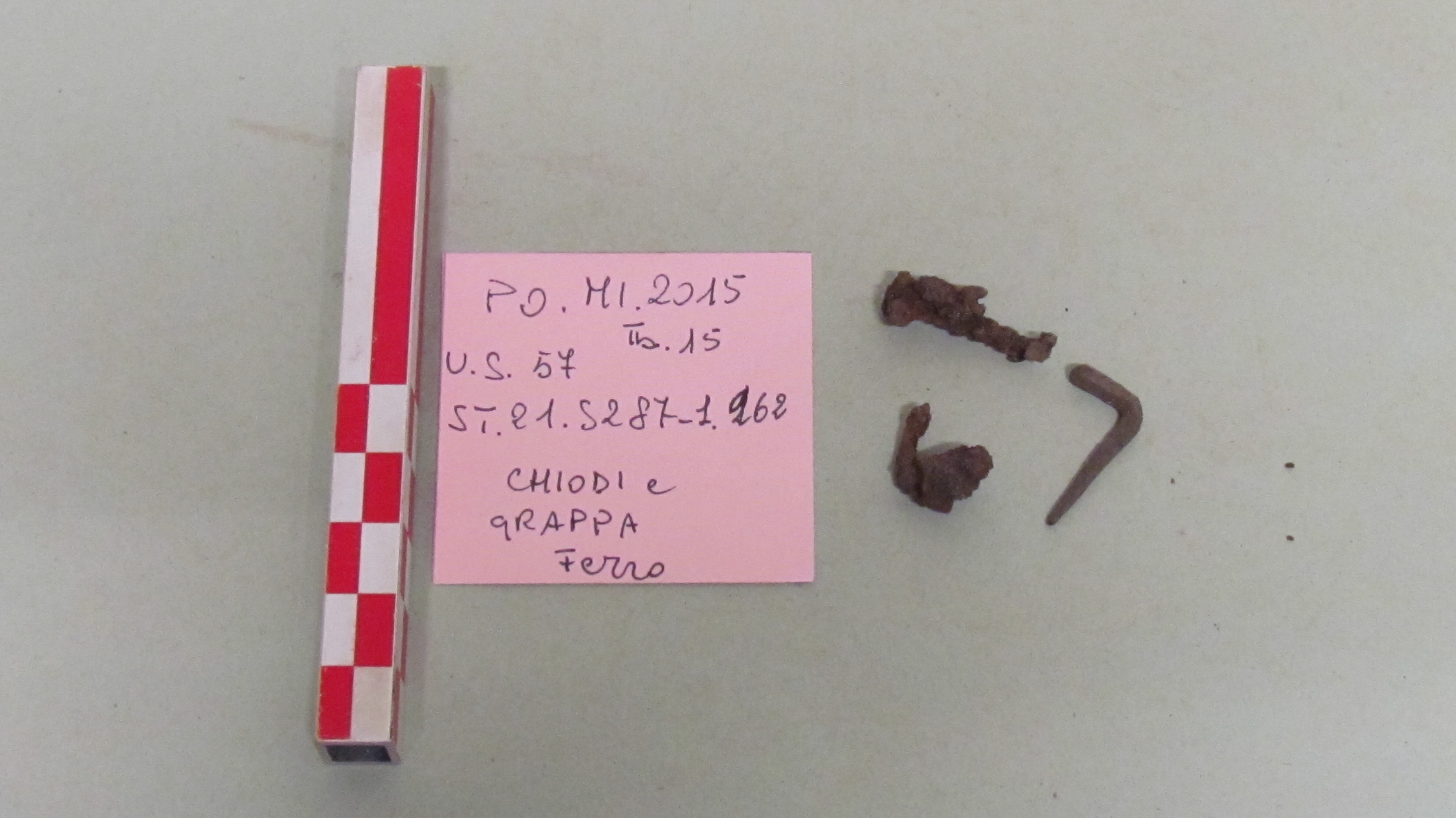 SINGOLO OGGETTO/ chiodo, SECOLI/ ARCHI DI SECOLI/ Seconda metà I a.C. - inizio II d.C