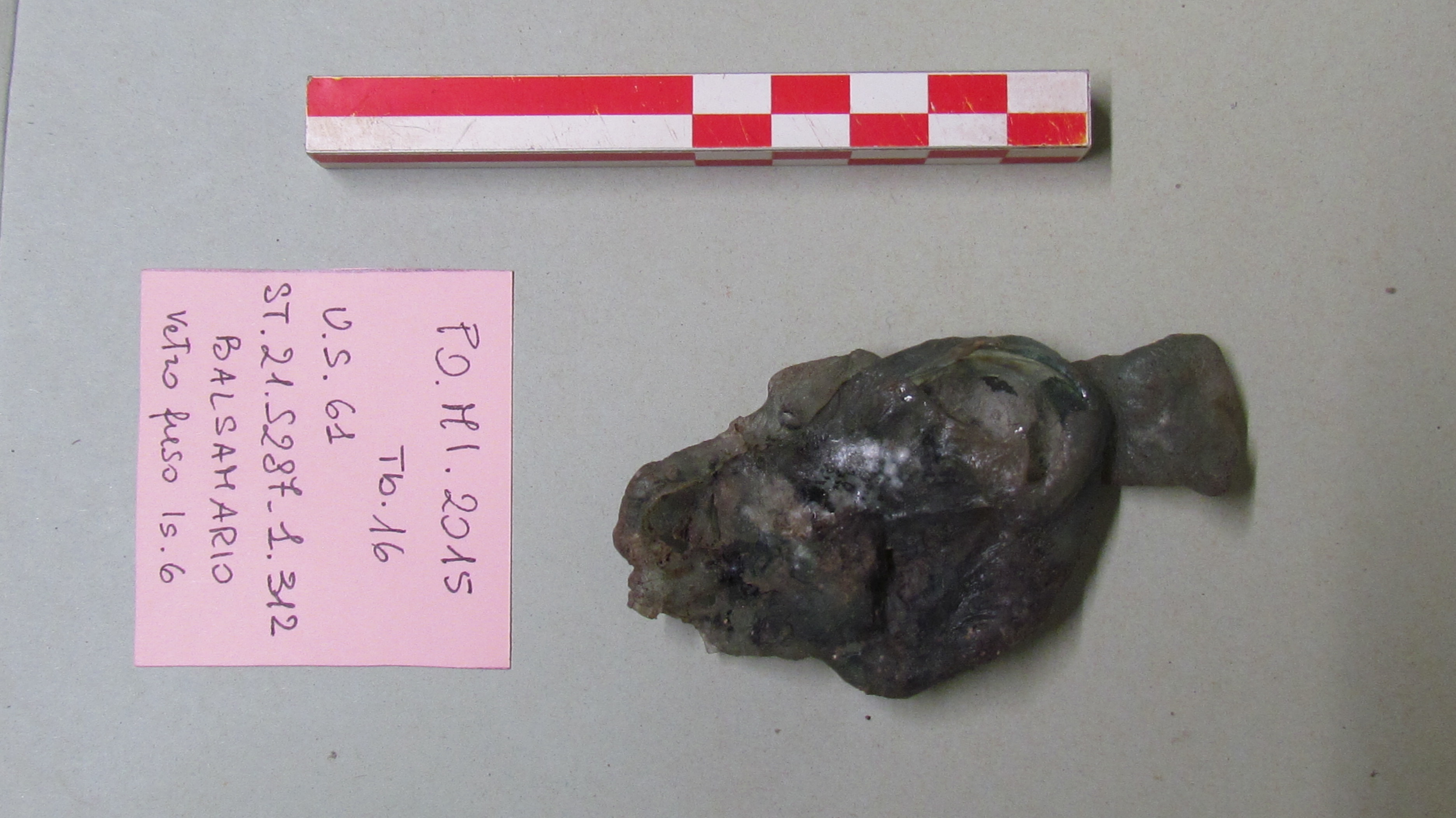 SINGOLO OGGETTO/ balsamario, SECOLI/ ARCHI DI SECOLI/ Seconda metà I a.C. - inizio II d.C