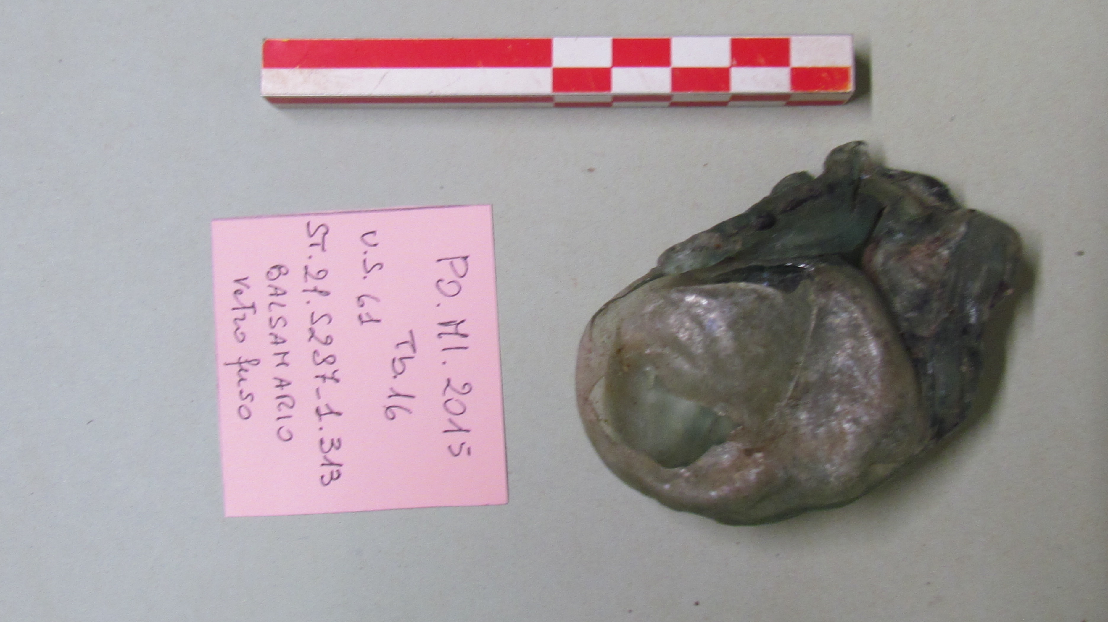 SINGOLO OGGETTO/ balsamario, SECOLI/ ARCHI DI SECOLI/ Seconda metà I a.C. - inizio II d.C