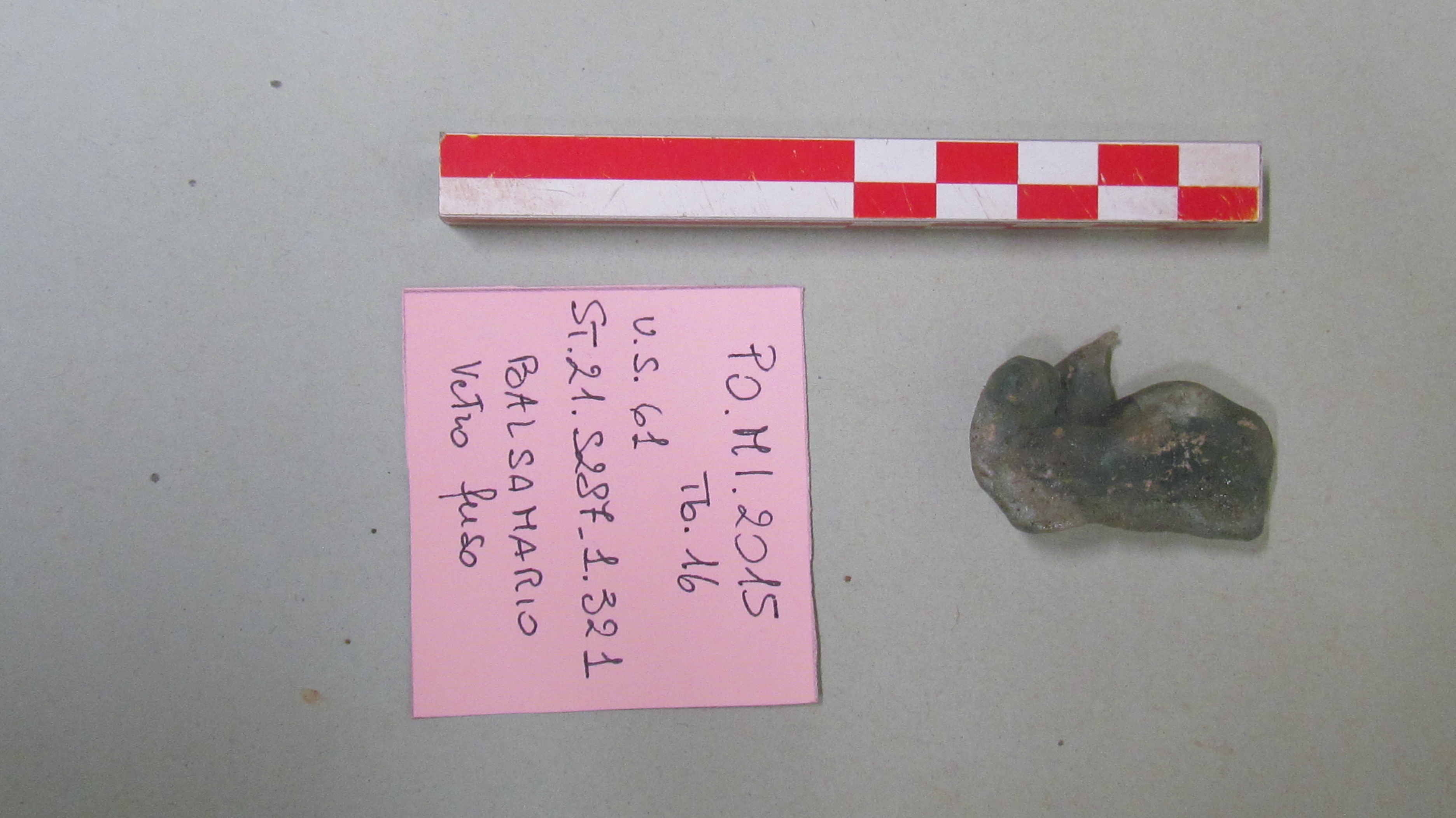 SINGOLO OGGETTO/ balsamario, SECOLI/ ARCHI DI SECOLI/ Seconda metà I a.C. - inizio II d.C