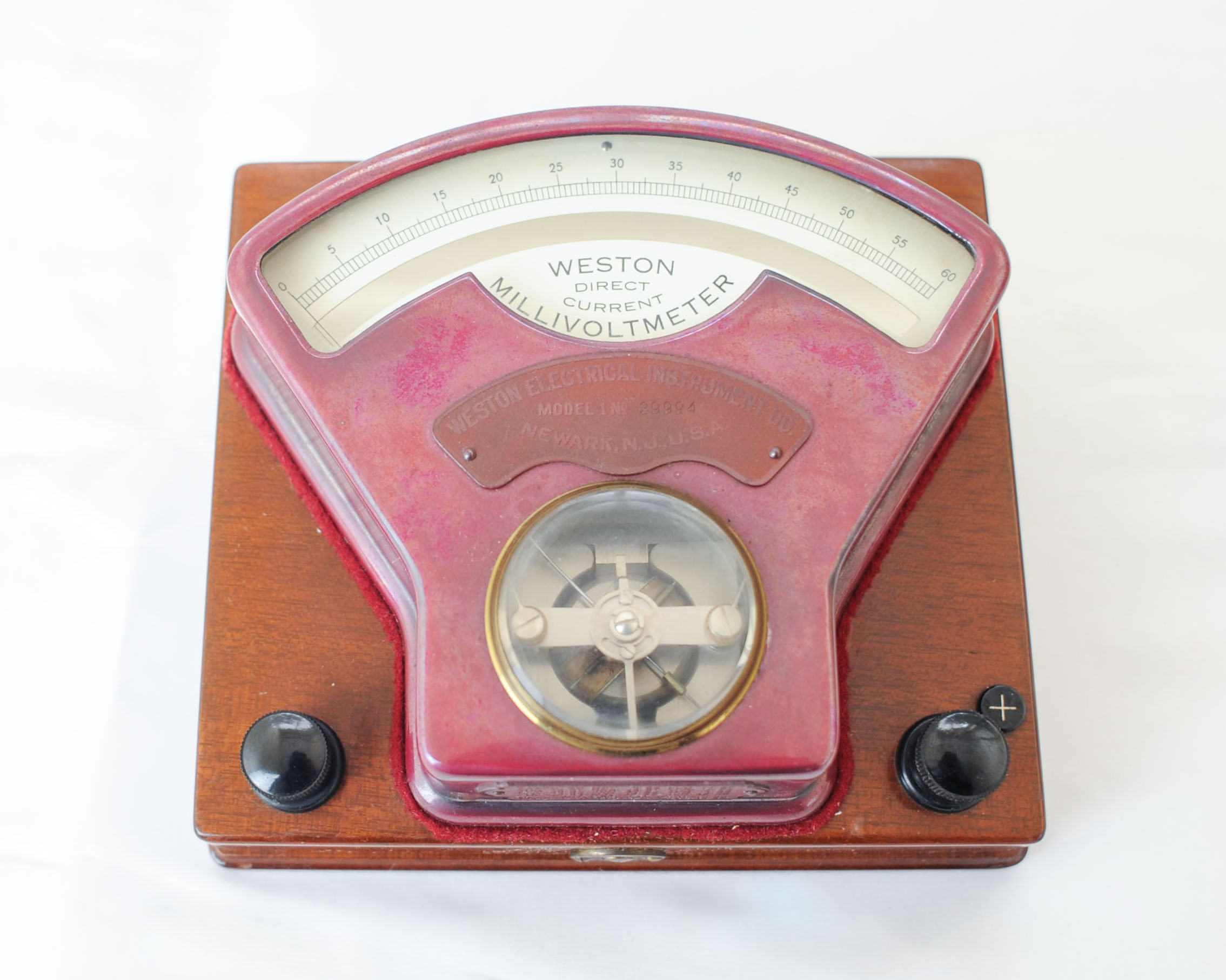 millivoltmetro, Weston di Weston Electrical Instrument Corp (anni dieci XX)