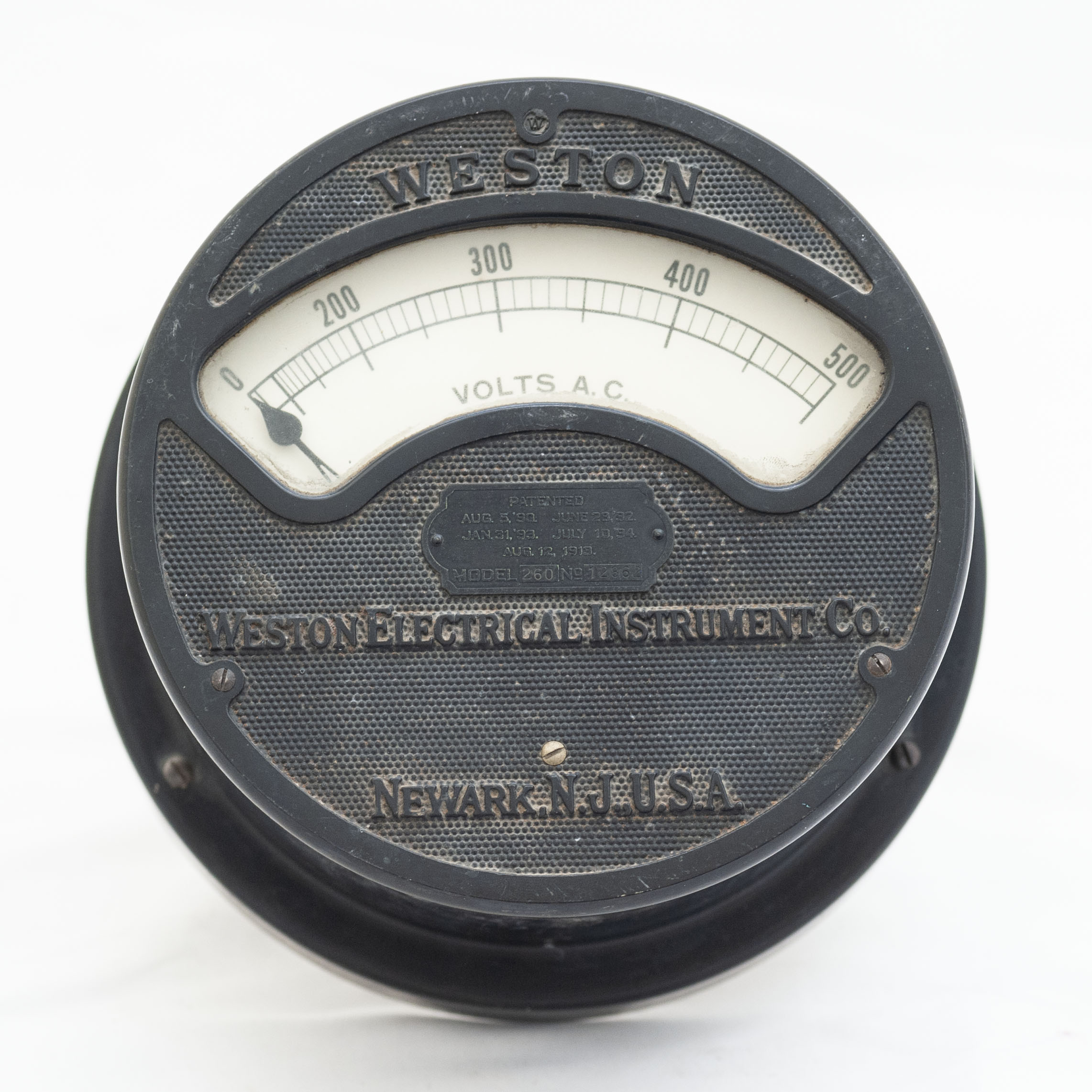 voltmetro, Weston di Weston Electrical Instrument Newark N.J. U.S.A (anni trenta XX)