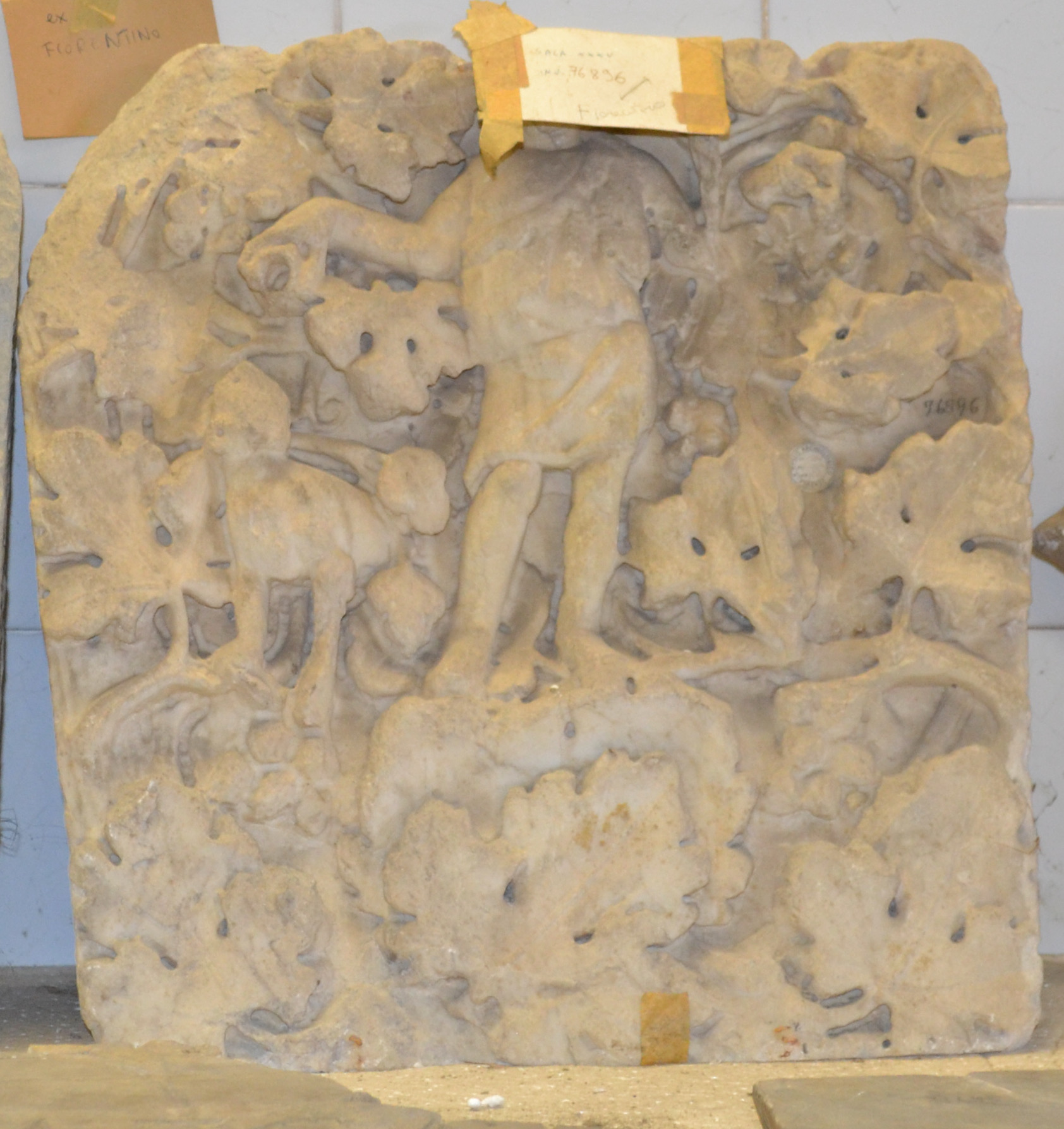 Dioniso e pantera (rilievo) (SECOLI/ III)