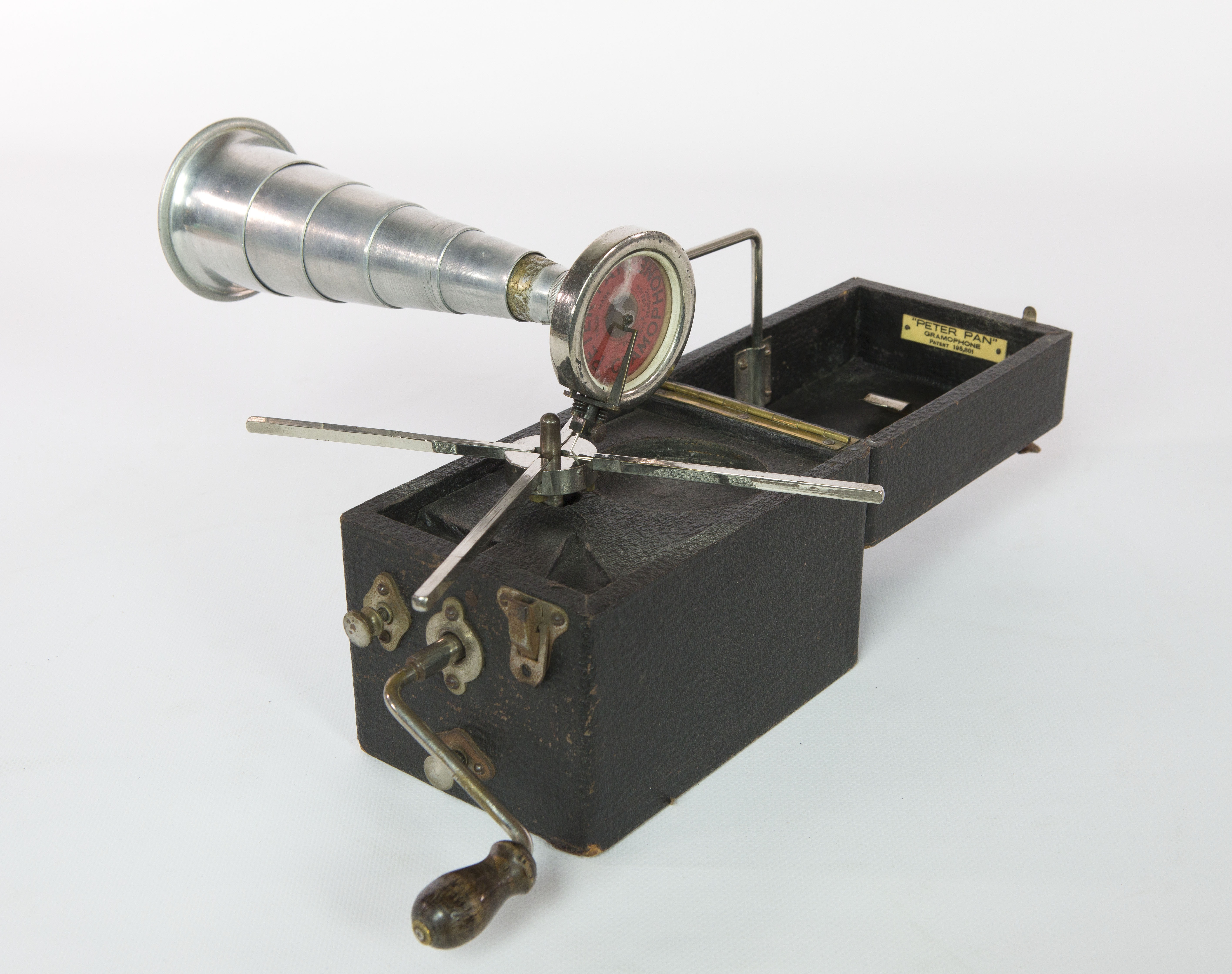grammofono, portatile di Peter Pan Gramophone Co. Ltd (secondo quarto XX)