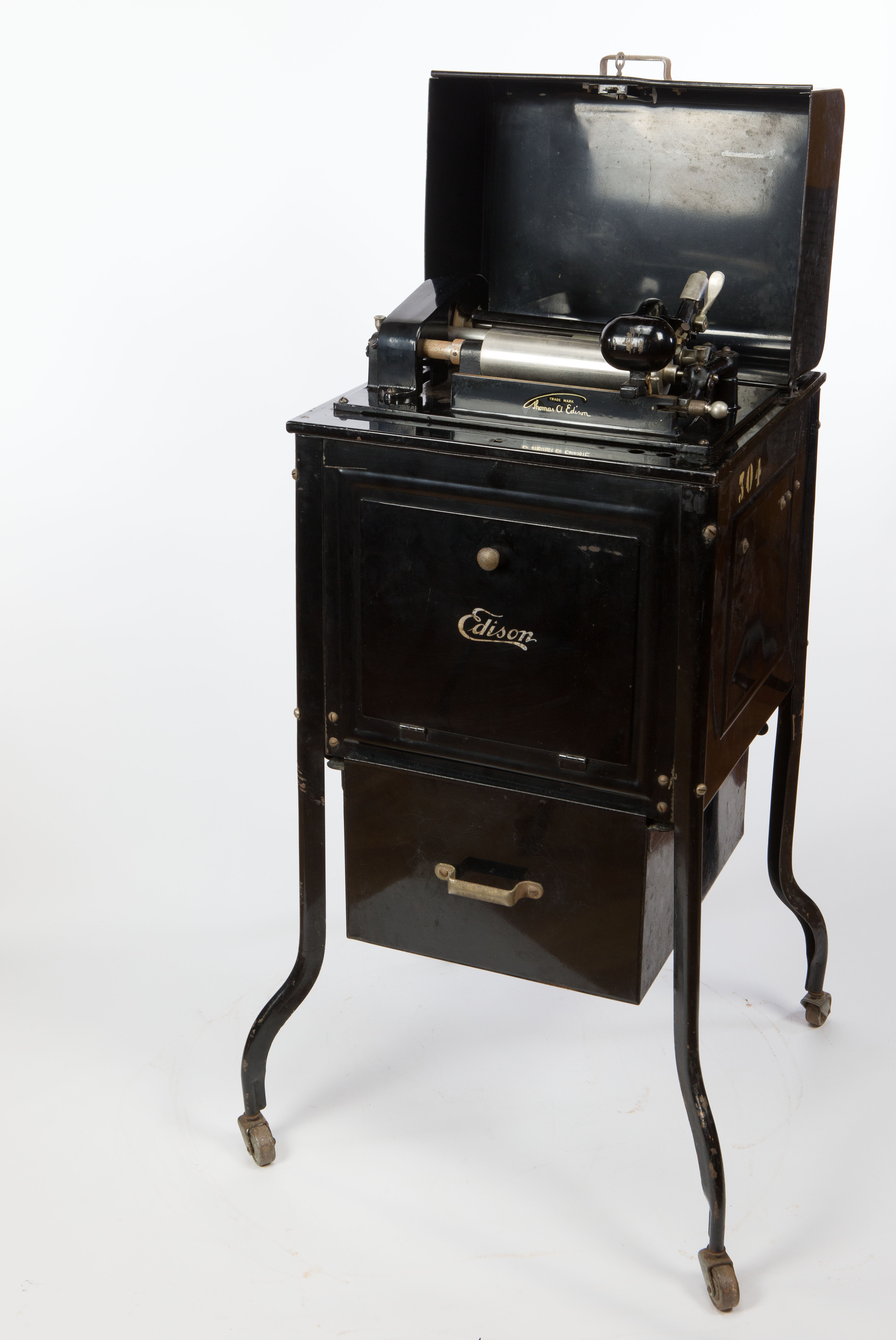 piallatrice, per cilindri di cera di Thomas A. Edison Inc (prima metà XX)