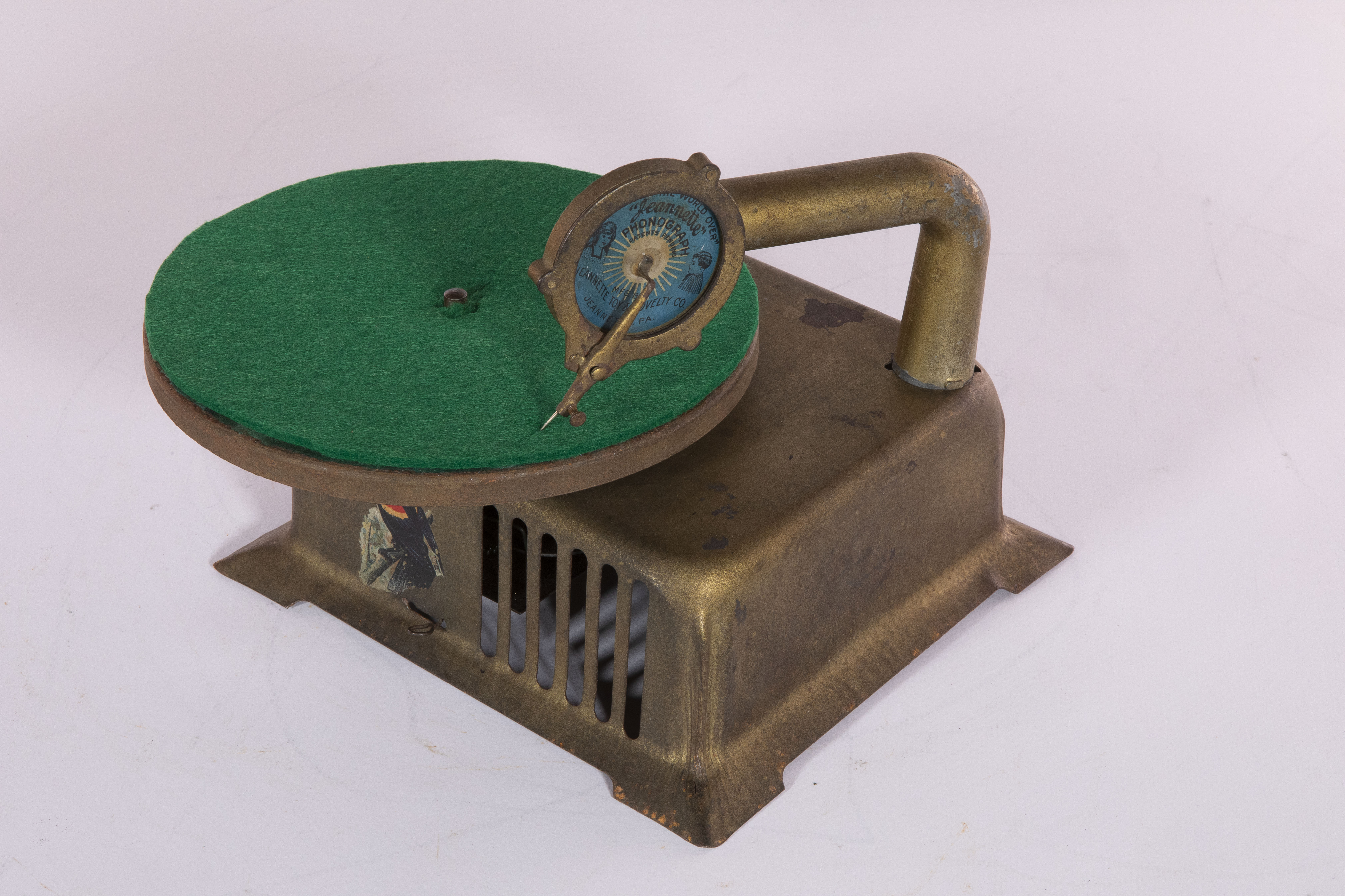 grammofono, giocattolo di Jeannette Toy & Novelty Co (prima metà XX)