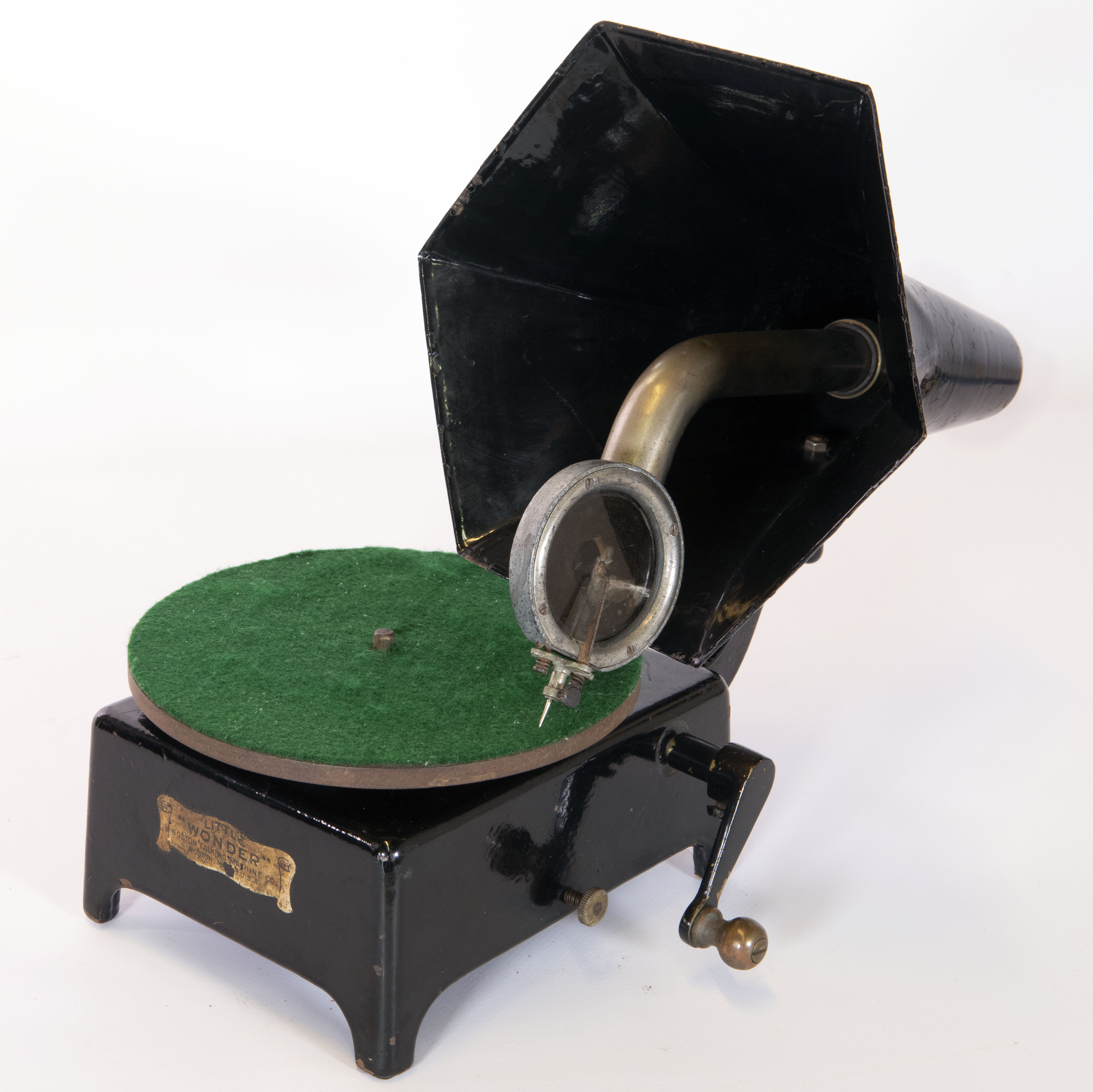 grammofono, da tavolo di Boston Talking Machine Co (prima metà XX)