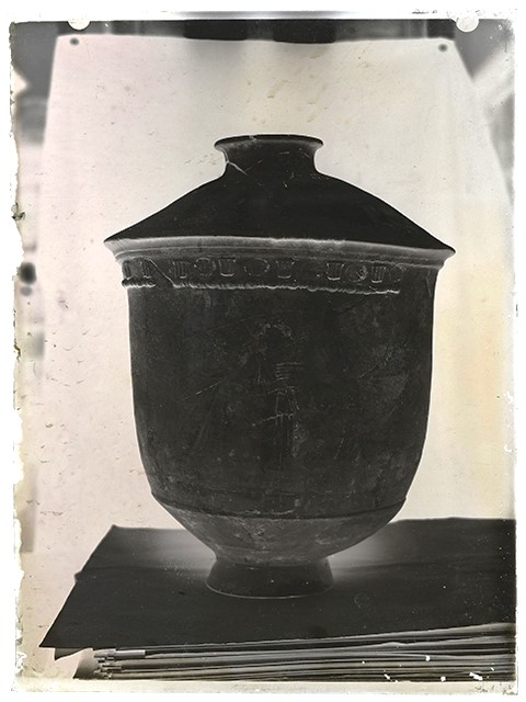 Enna - Centuripe - ceramica centuripina (negativo, serie) di Carta, Rosario (secondo quarto XX)