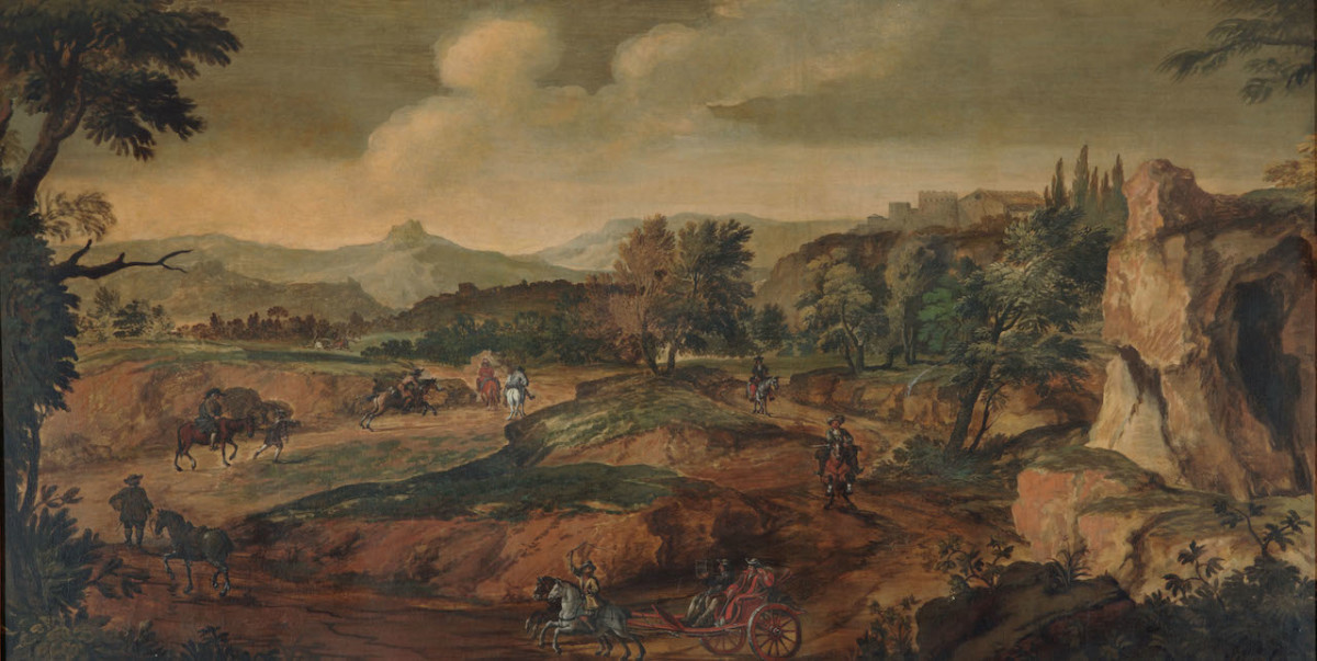 paesaggio (dipinto) di Onofri Crescenzio (fine/ inizio secc. XVII/ XVIII)