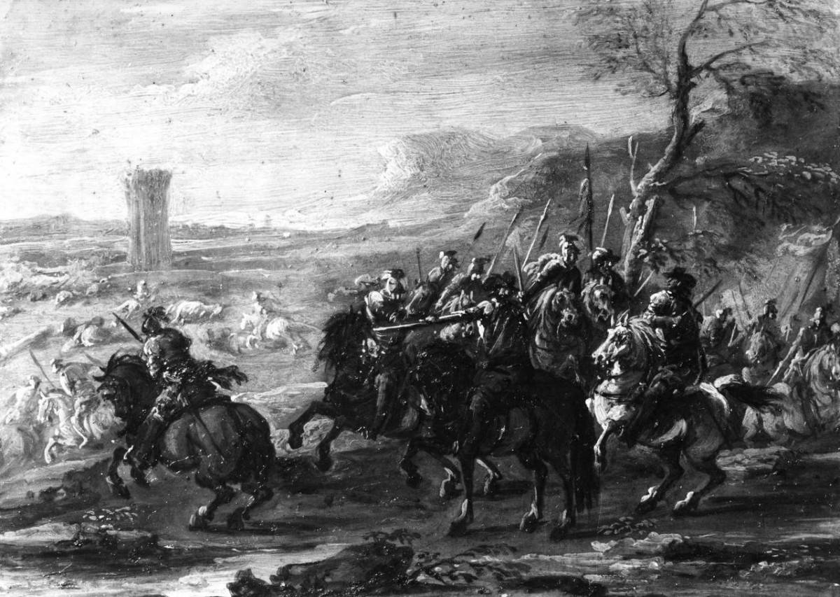 battaglia (dipinto) di Graziani Pietro (seconda metà sec. XVII)