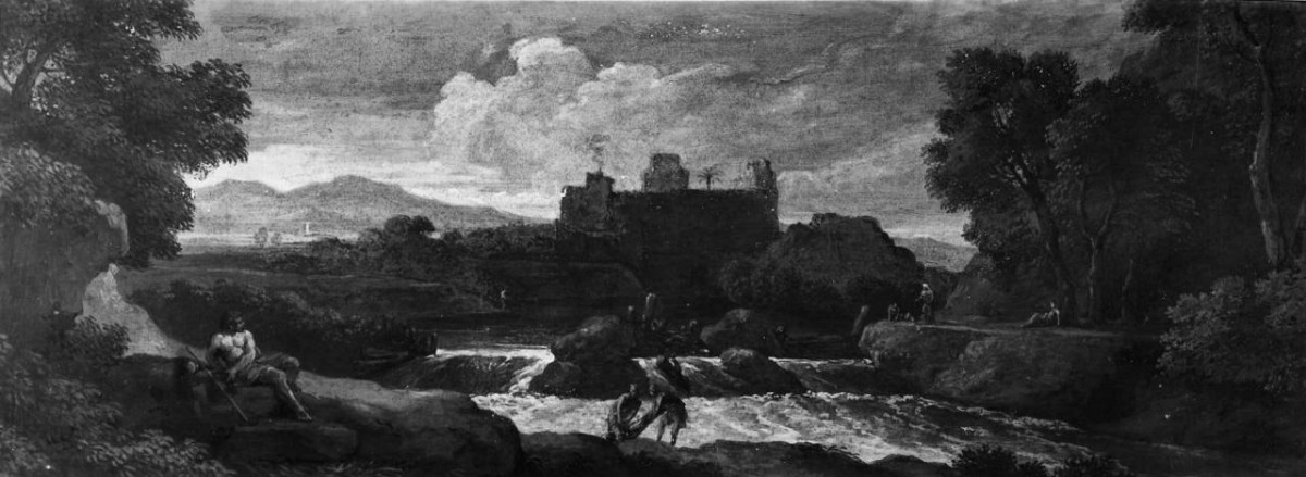 paesaggio (dipinto) di Van Bloemen Jan Francis detto Orizzonte (sec. XVII)