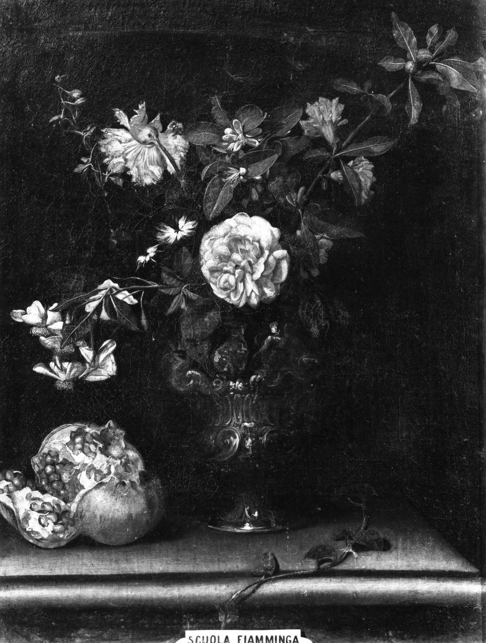 vaso con fiori (dipinto) - ambito toscano (seconda metà sec. XVII)