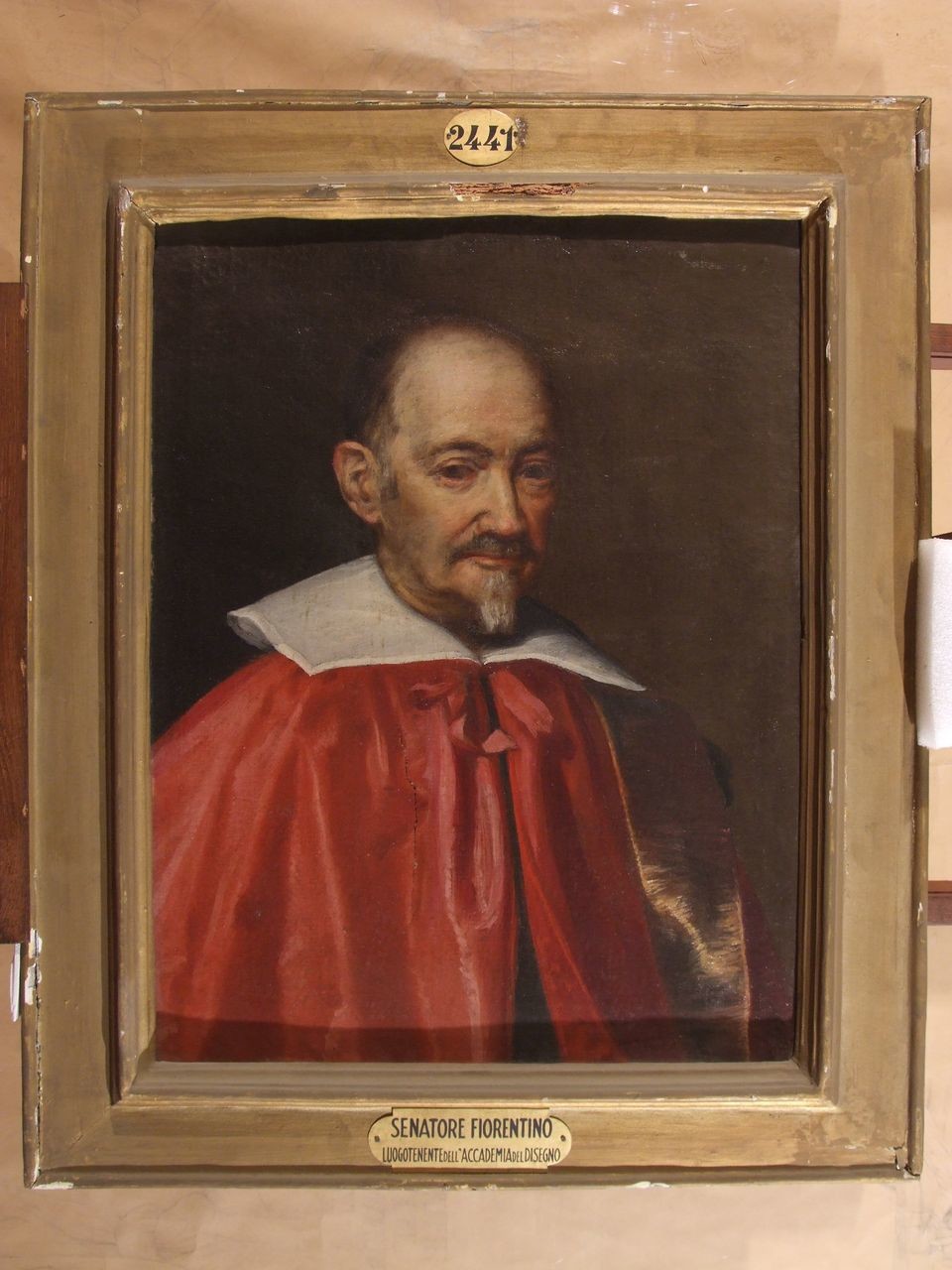 ritratto di anonimo senatore (dipinto) - ambito fiorentino (sec. XVII)