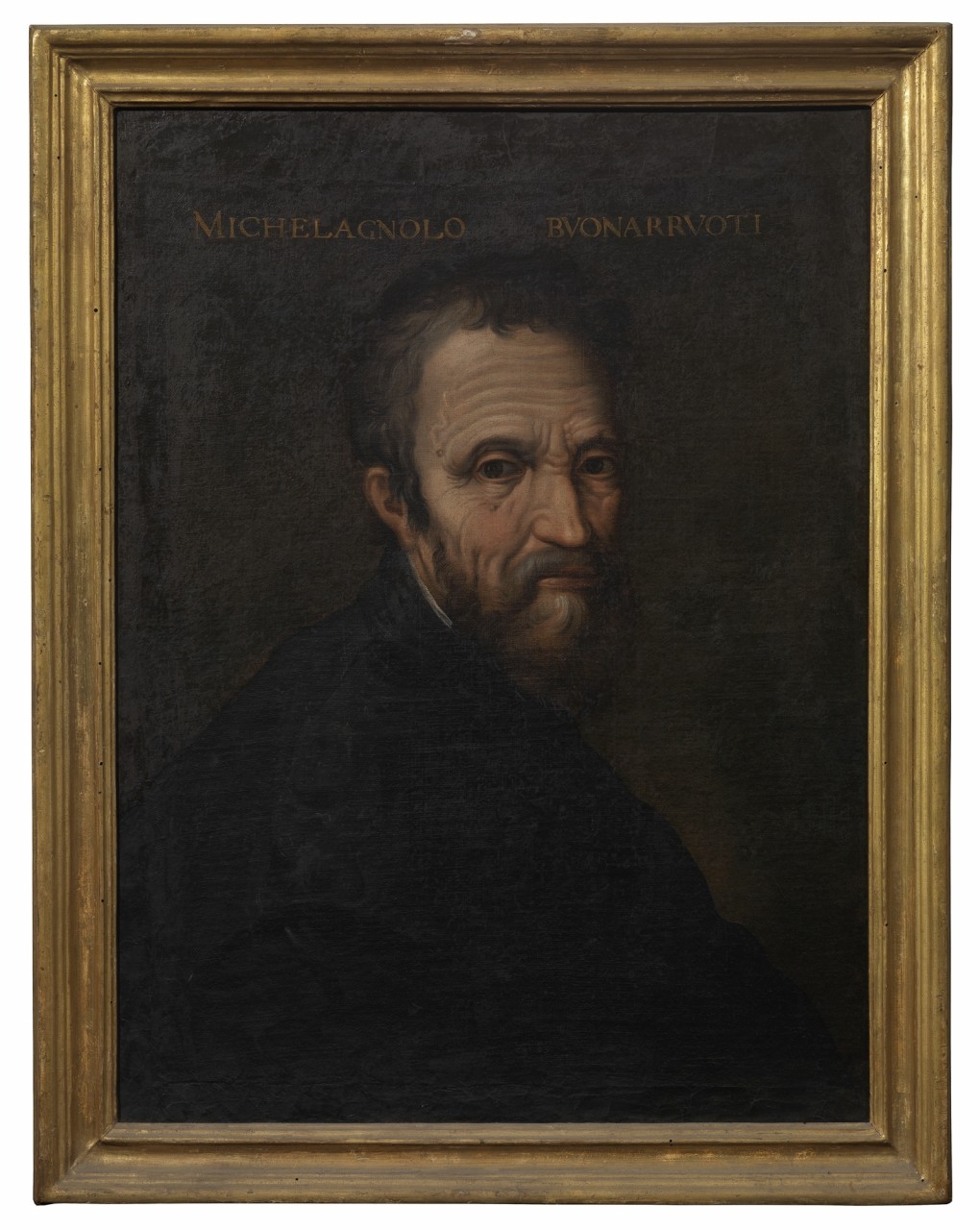 ritratto di Michelangelo Buonarroti (dipinto) - ambito fiorentino (sec. XVI)