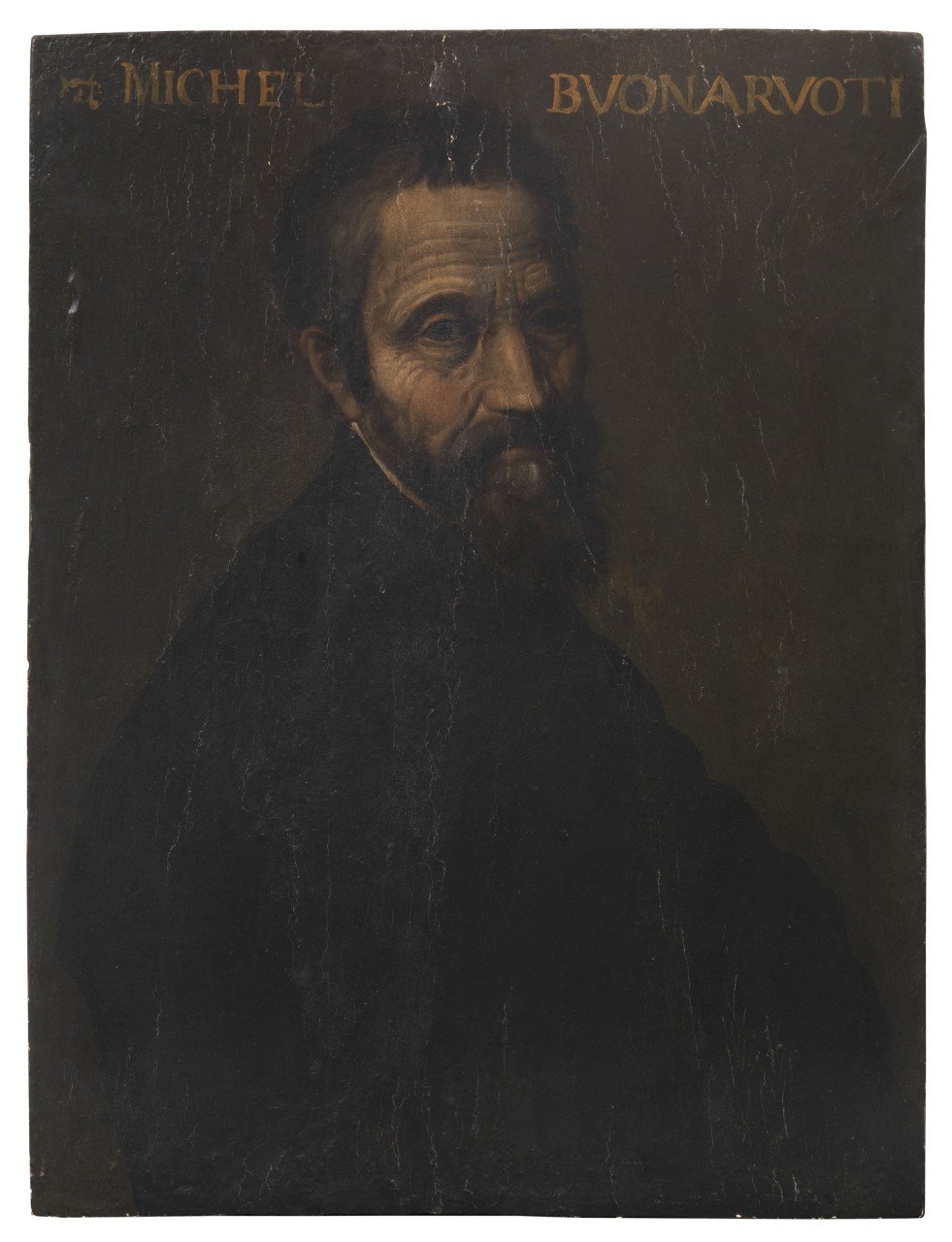 ritratto di Michelangelo Buonarroti (dipinto) - ambito fiorentino (sec. XVII)