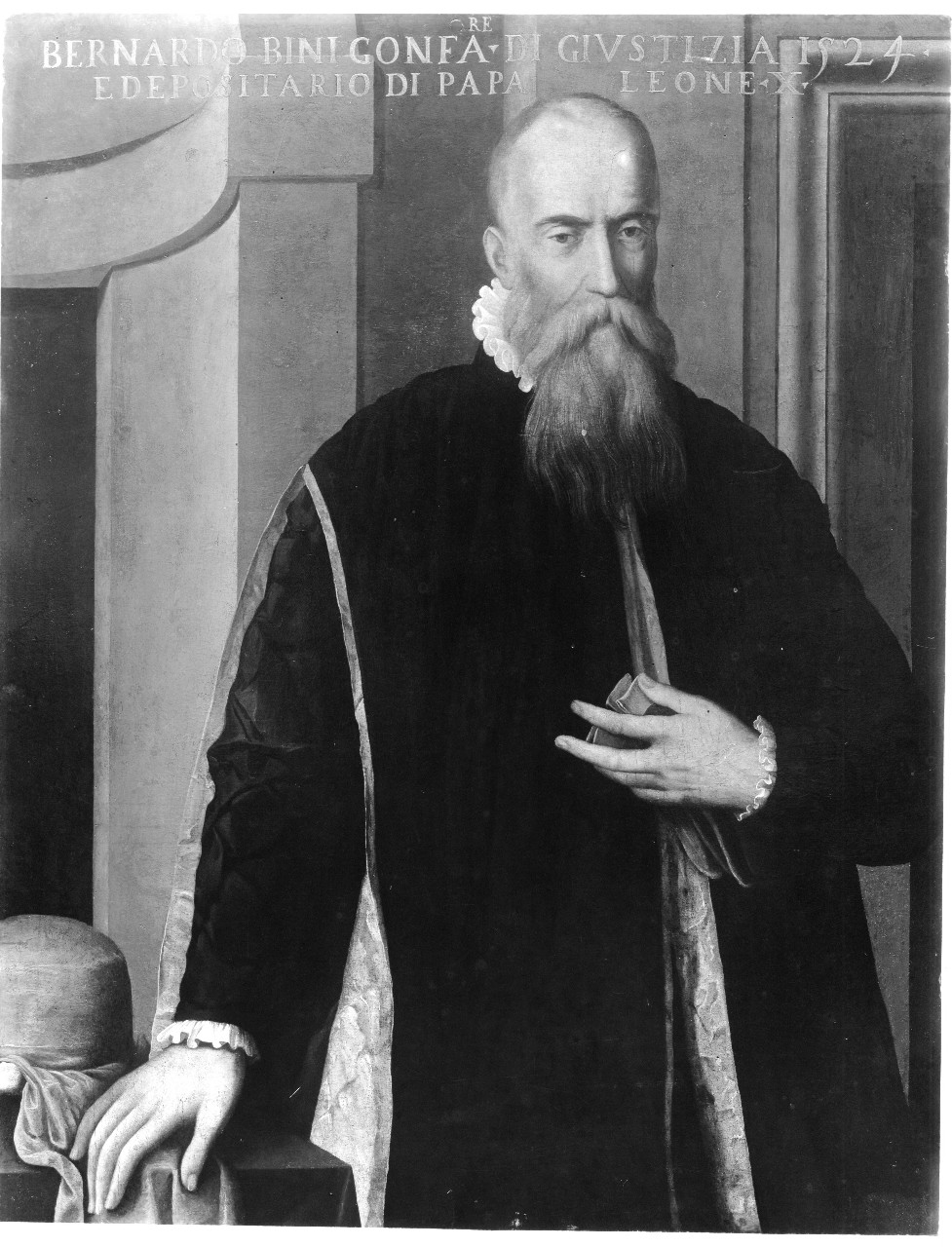 ritratto di Bernardo Bini (dipinto) - ambito toscano (sec. XVI)