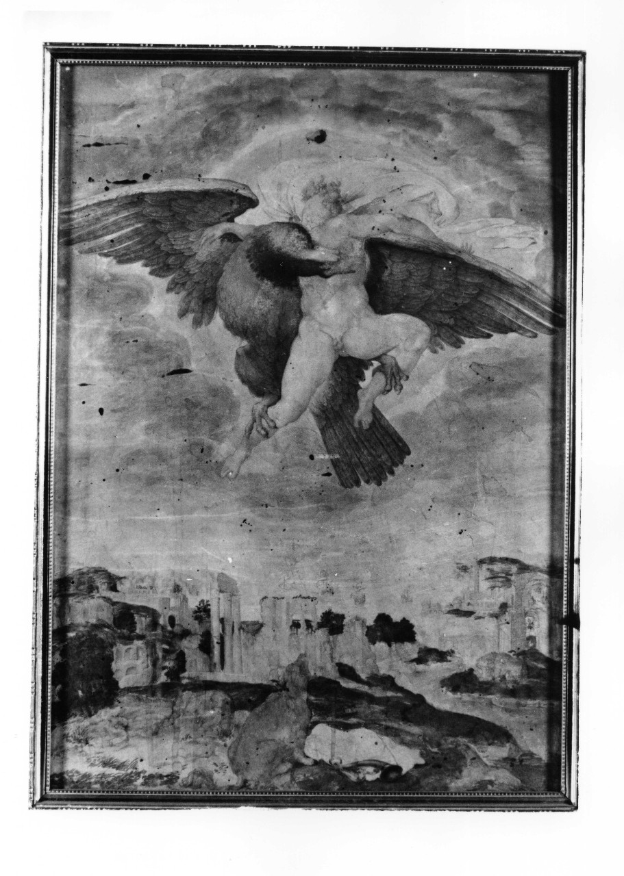 ratto di Ganimede (miniatura) di Clovio Giorgio Giulio (sec. XVI)