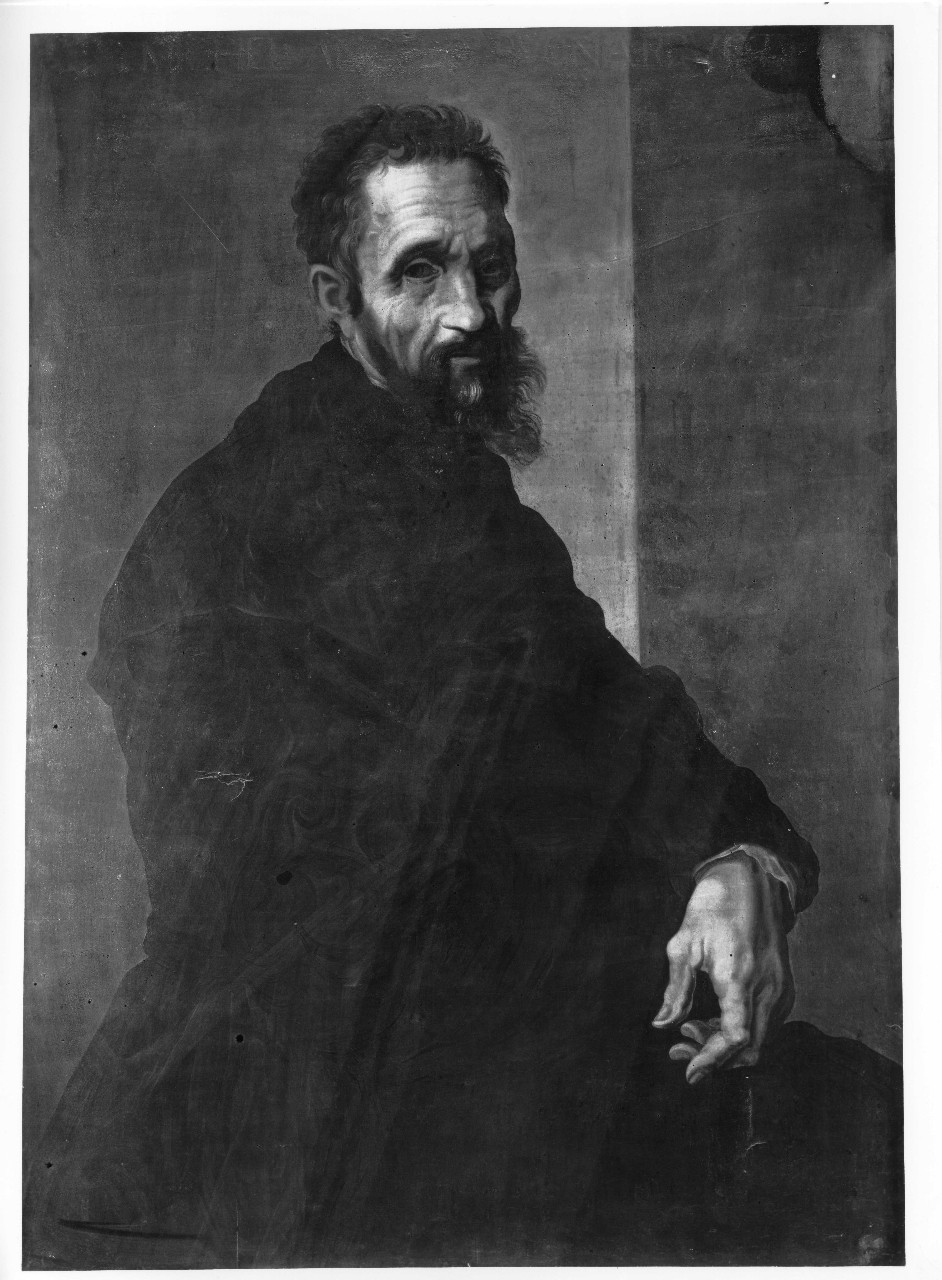 ritratto di Michelangelo Buonarroti Buonarroti (dipinto) di Jacopino del Conte (maniera) (sec. XVI)