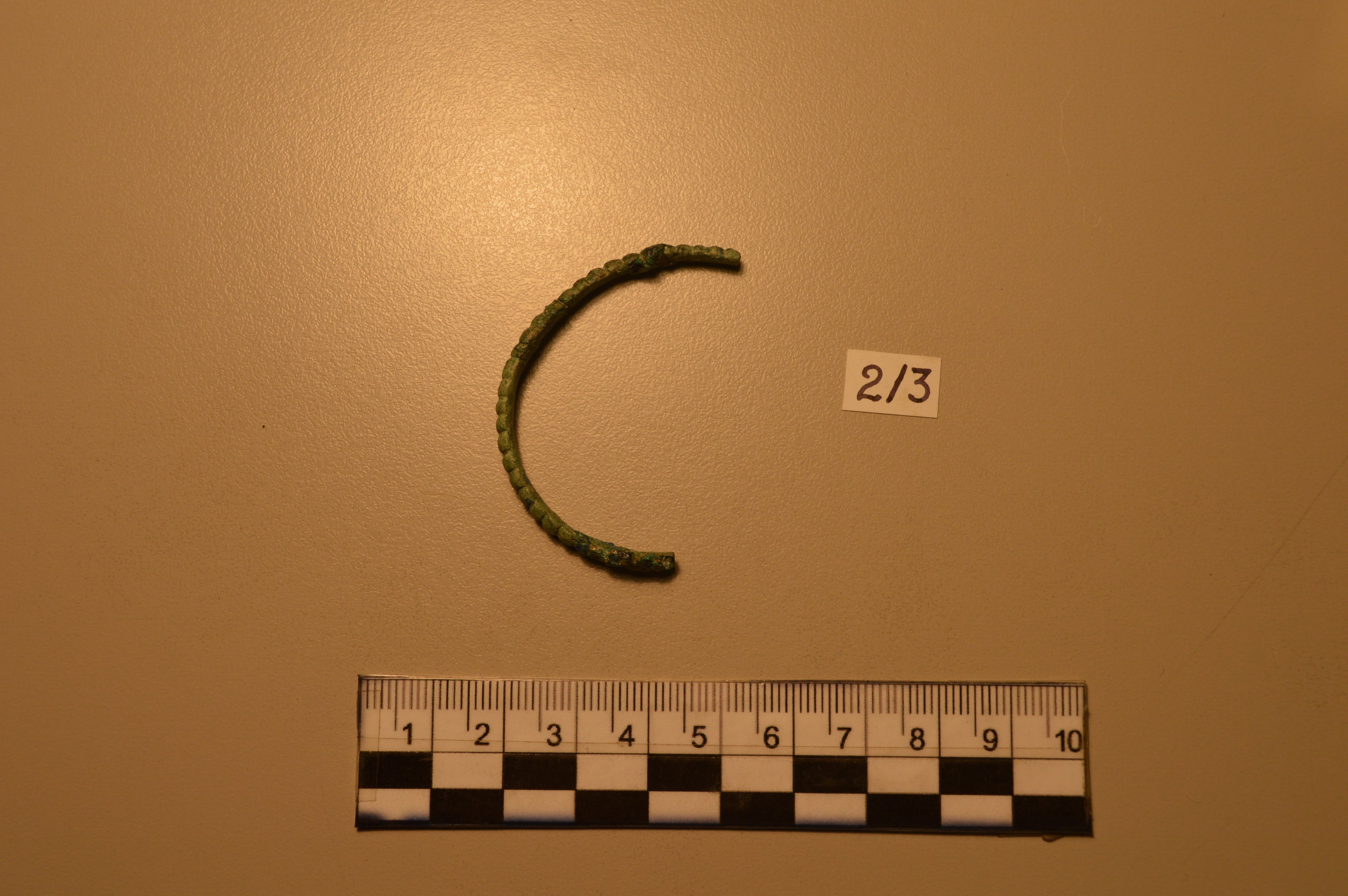 SINGOLO OGGETTO/ armilla, PERIODIZZAZIONI/ PROTOSTORIA/ Età del Ferro/ Media età del Ferro