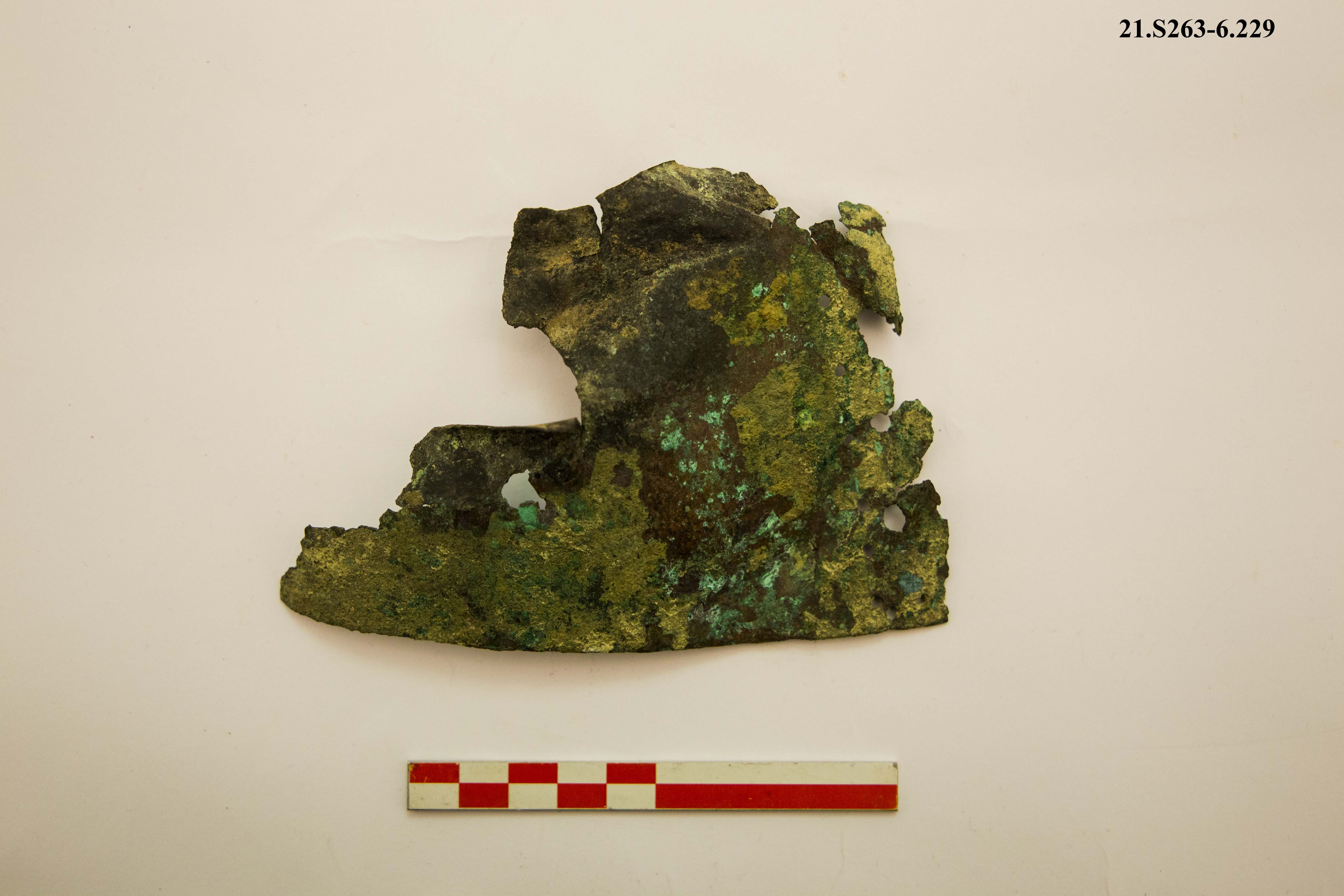 SINGOLO OGGETTO/ lamina, PERIODIZZAZIONI/ PROTOSTORIA/ Età del Ferro