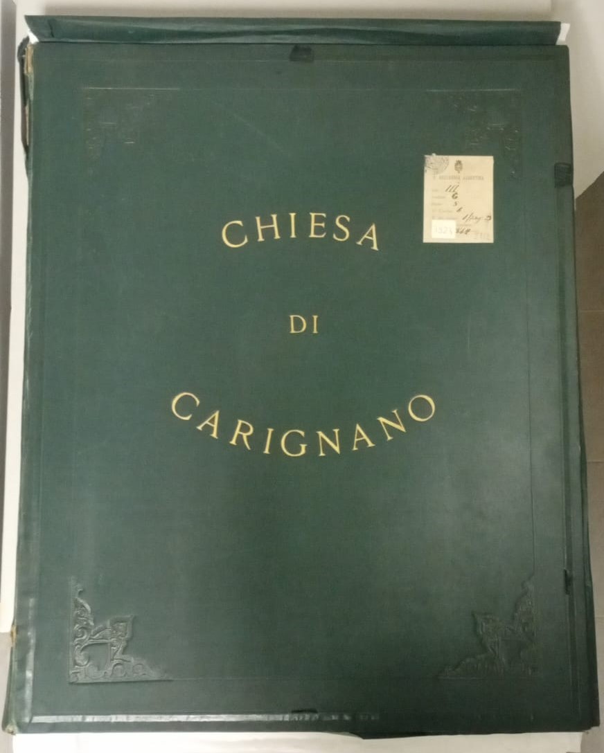 Piemonte - Carignano - Chiese - Chiesa dei Santi Giovanni Battista e Remigio (positivo) di Ecclesia, Vittorio (ultimo quarto XIX)