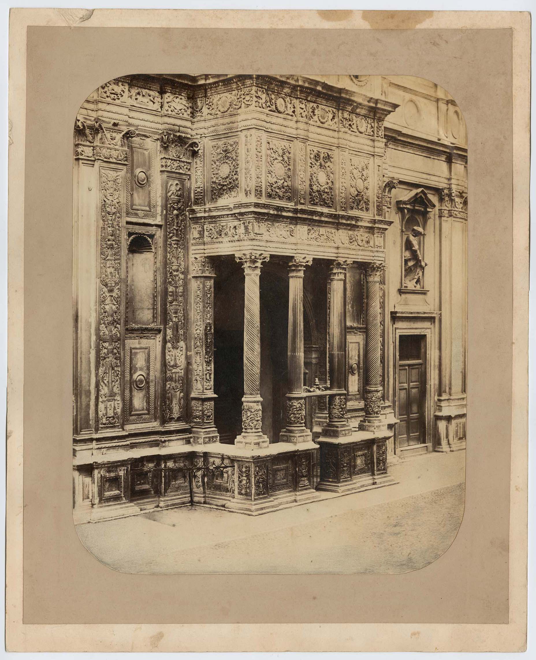 Lombardia - Brescia - Chiesa di Santa Maria dei Miracoli - Portale di ingresso (positivo) di Rossetti, Giacomo (seconda metà XIX)