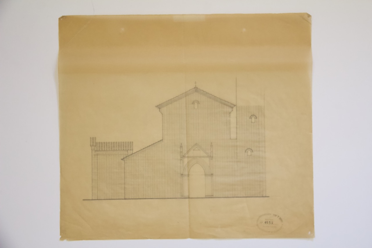 disegno architettonico, Progetto della basilica di San Giovanni Evangelista di Ravenna di Anonimo italiano (XX)