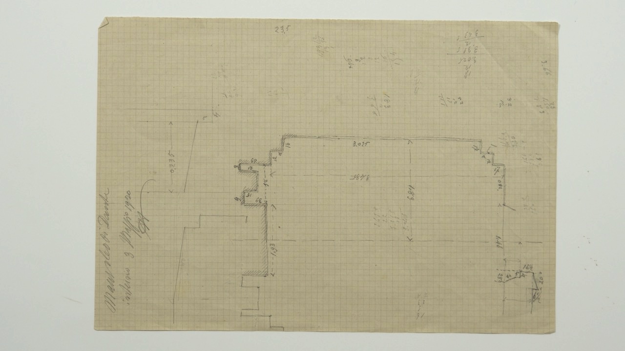 disegno architettonico, Tomba di Dante di Ravenna di Azzaroni, Alessandro (XX)