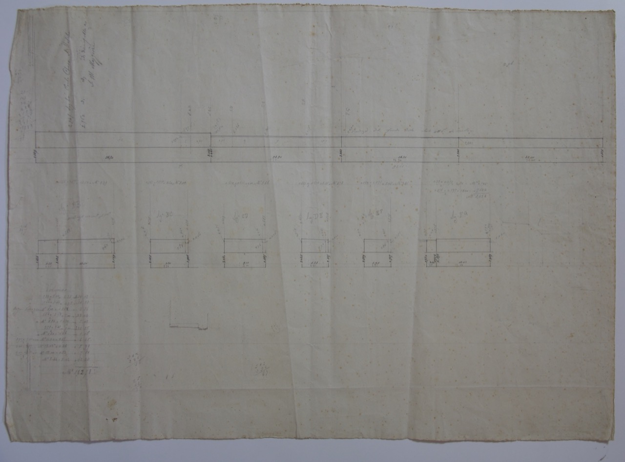 disegno architettonico, Soglia della basilica di San Vitale di Ravenna di Anonimo italiano (XIX-XX)
