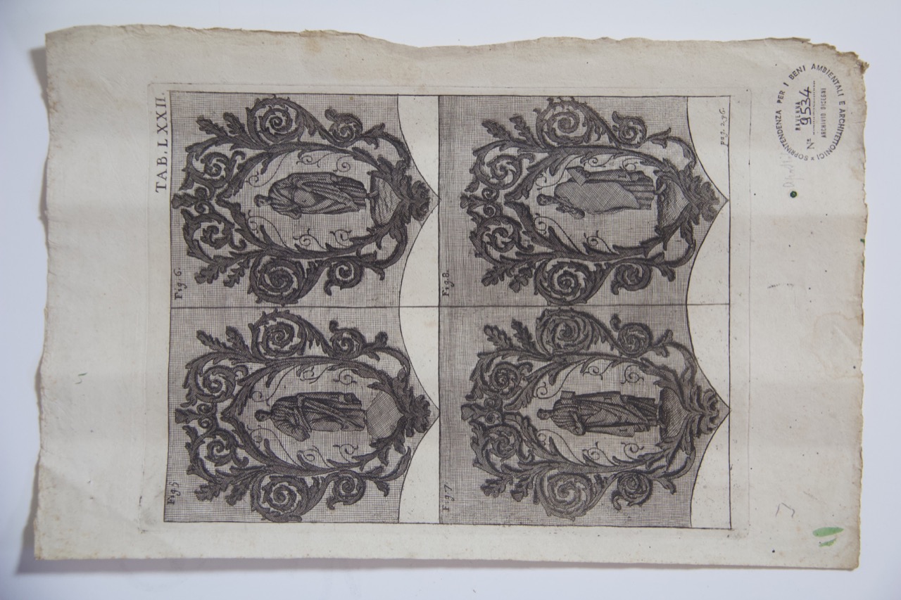 stampa, Quattro profeti del Battistero Neoniano di Ravenna di Anonimo italiano (XIX-XX)