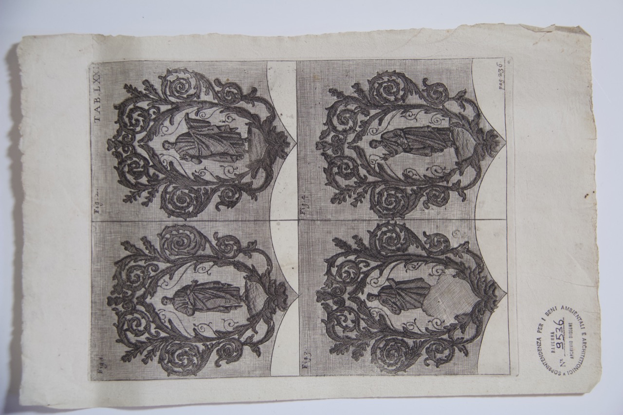 stampa, Quattro profeti del Battistero Neoniano di Ravenna di Anonimo italiano (XIX-XX)