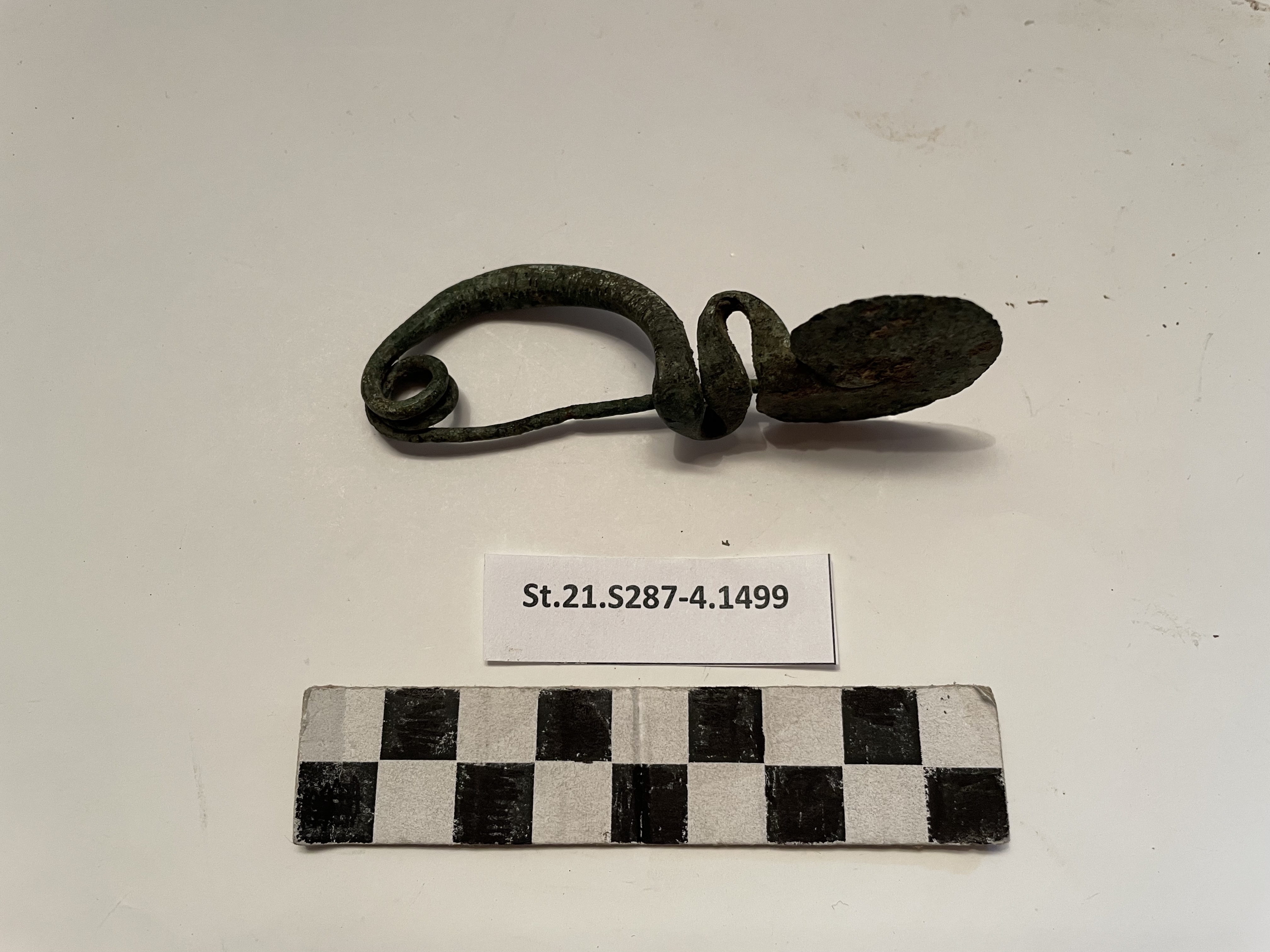 SINGOLO OGGETTO/ fibula, SECOLI/ IX a.C