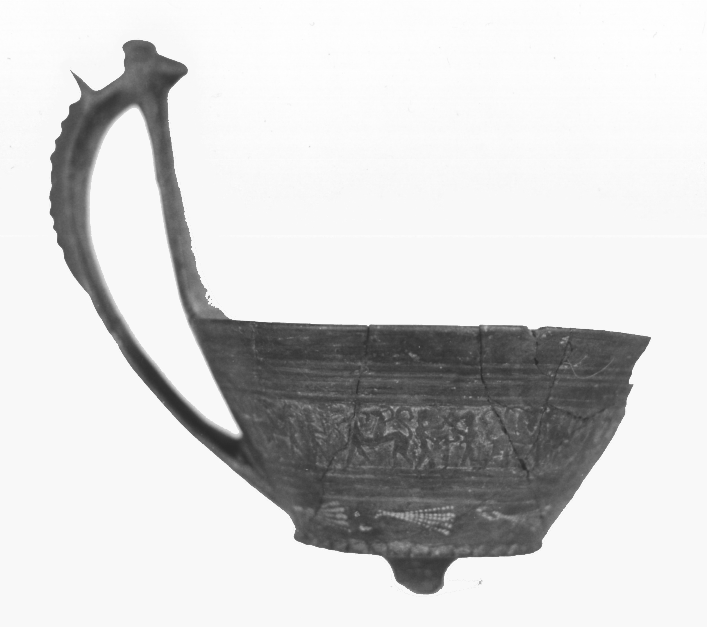 SINGOLO OGGETTO/ kyathos, SECOLI/ VII a.C